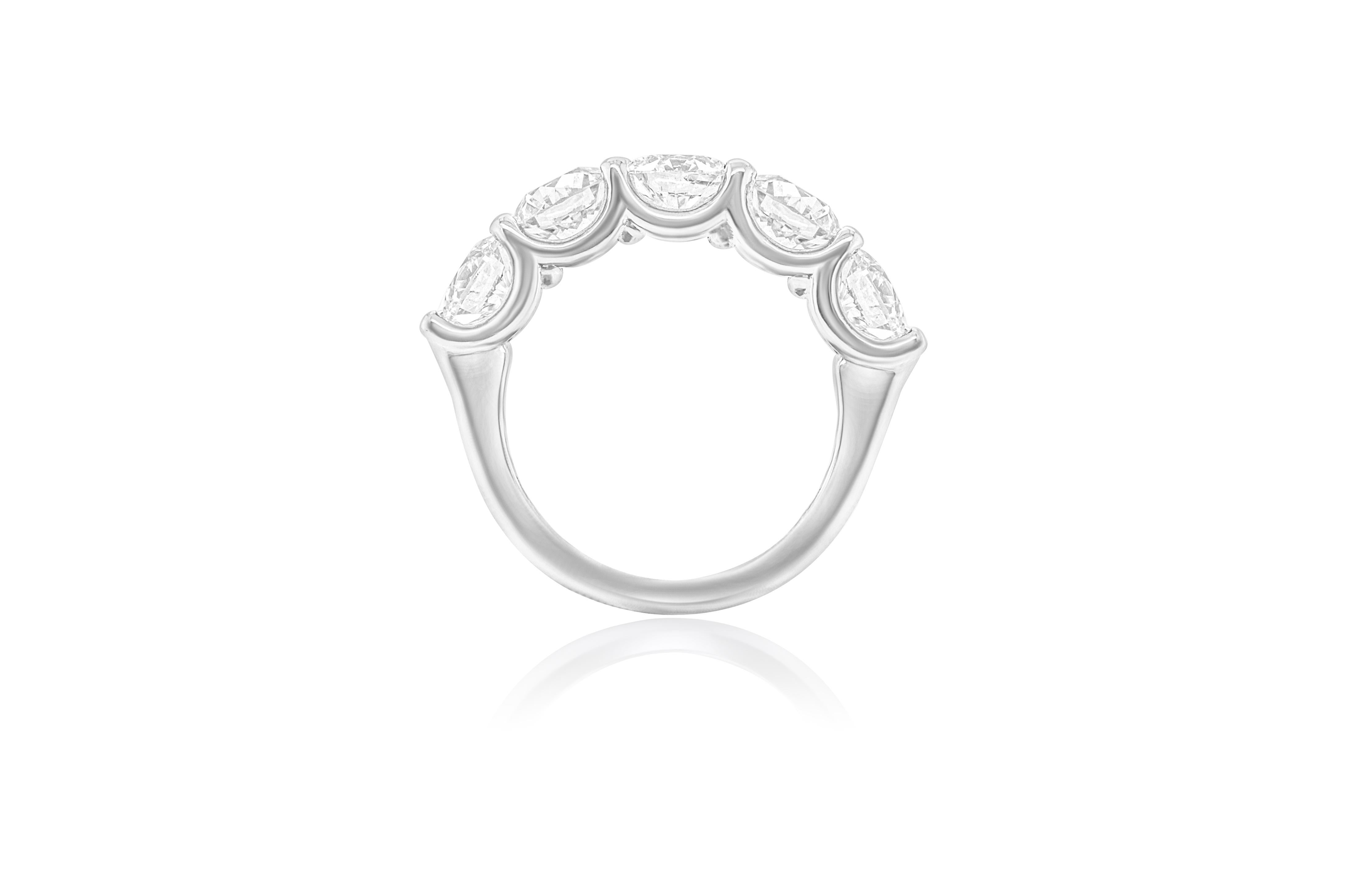 PLATINUM HALF WAY AROUND DIAMOND ETERNITY BAND, FEATURES 3.61CT OF 5 ROUND DIAMONDS.
Diana M. is a leading supplier of top-quality fine jewelry for over 35 years.
Diana M is one-stop shop for all your jewelry shopping, carrying line of diamond