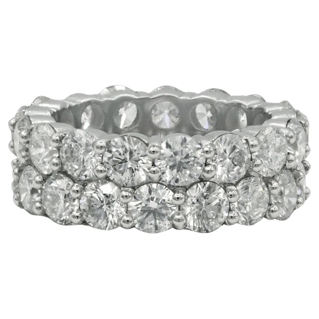 Diana M. Platino The Row 11.71 Ct  Alianza de diamantes