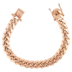Diana M Rose Gold Link Bracelet 