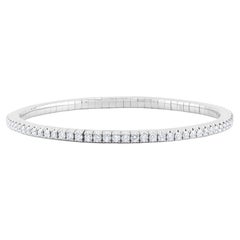 Diana M. I. Bracciale flessibile in oro bianco da 3,25 carati
