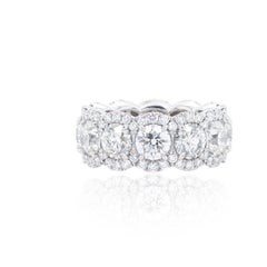 Diana M. 8.43 Ct Diamond Eternity Band in 18K White Gold