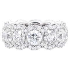 Diana M. 8.43 Ct Diamond Eternity Band in 18K White Gold