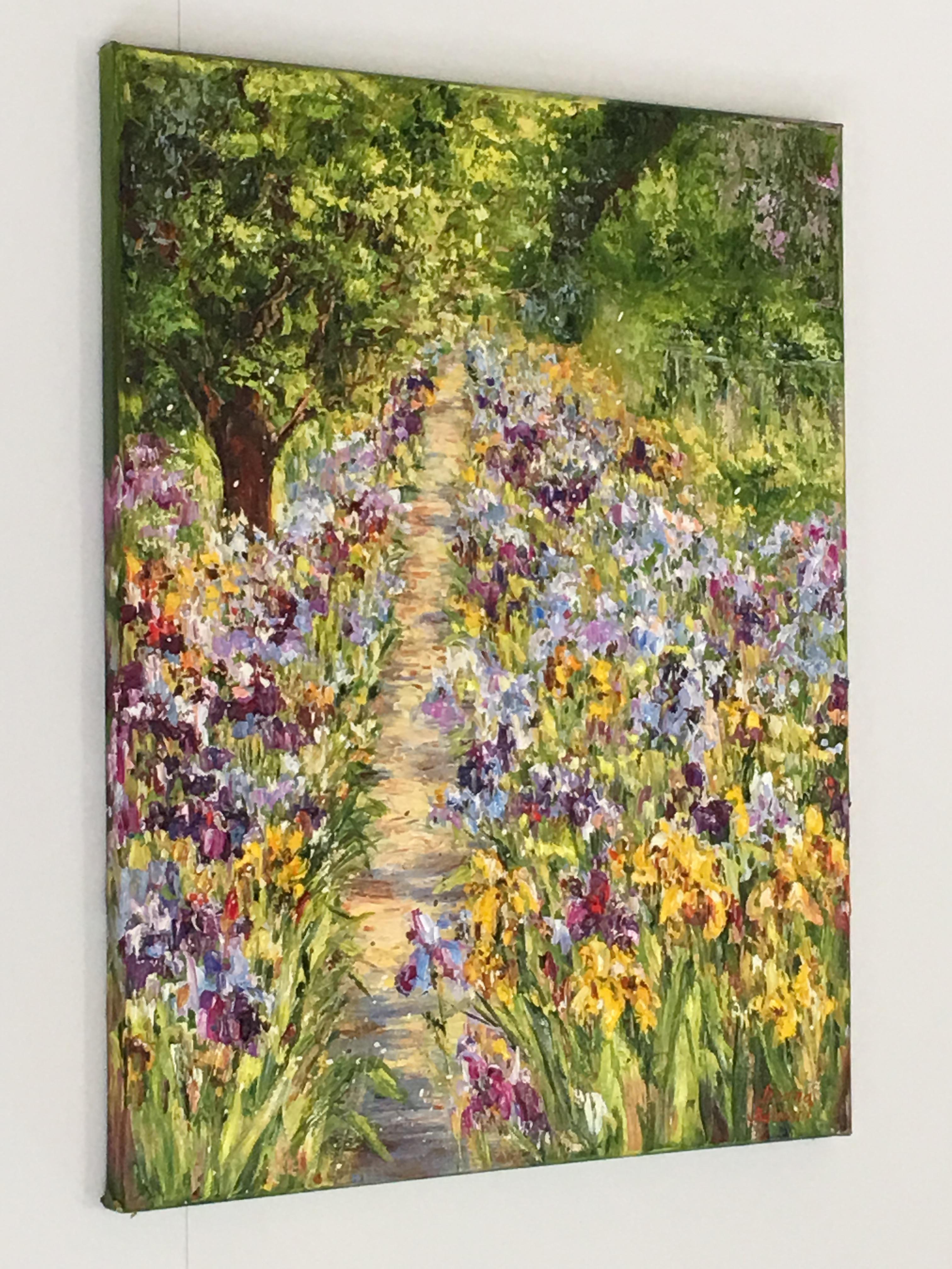 A Path in the Garden, Painting, Oil on Canvas 1