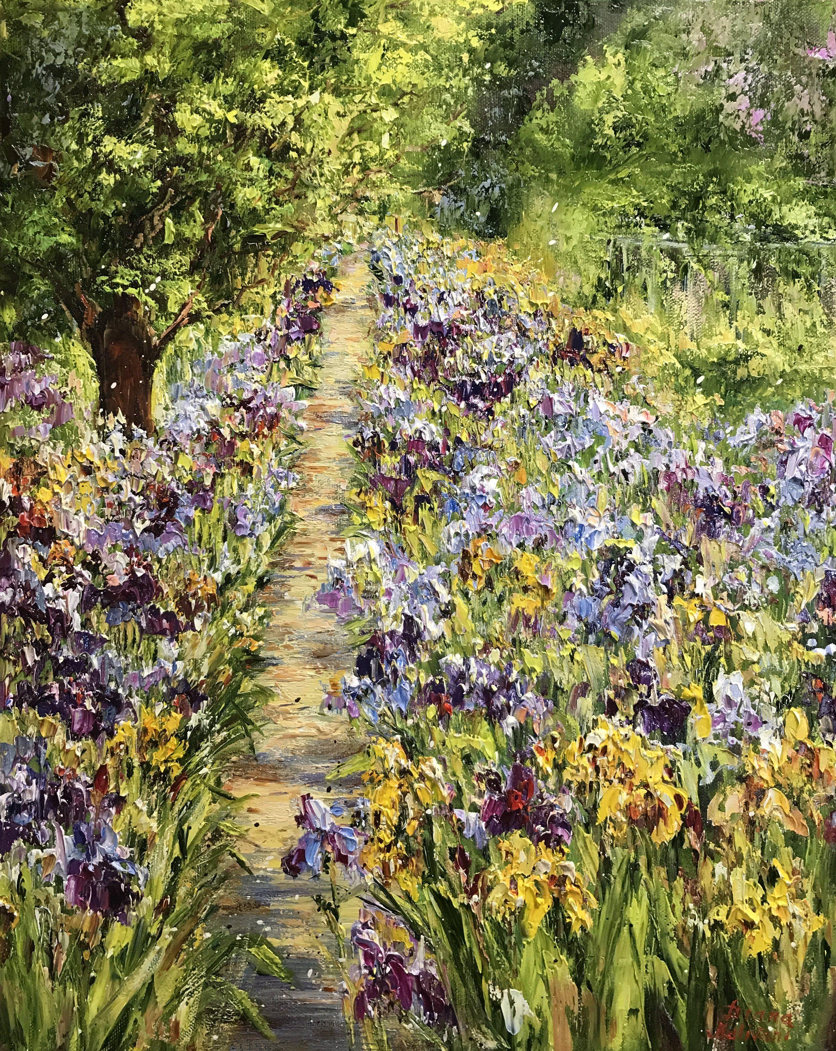 painting of a path