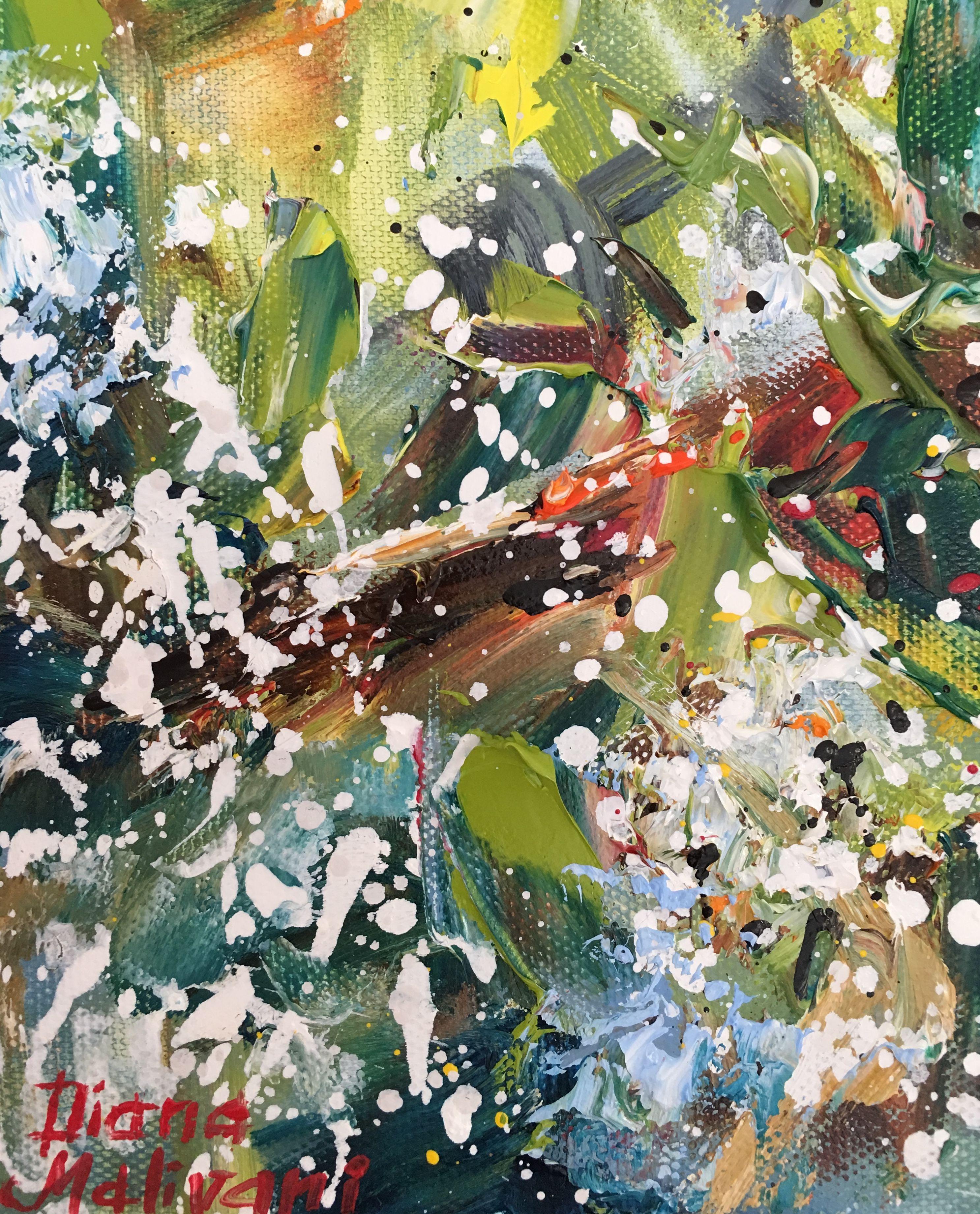Bird Cherry Tree, Painting, Oil on Canvas 4