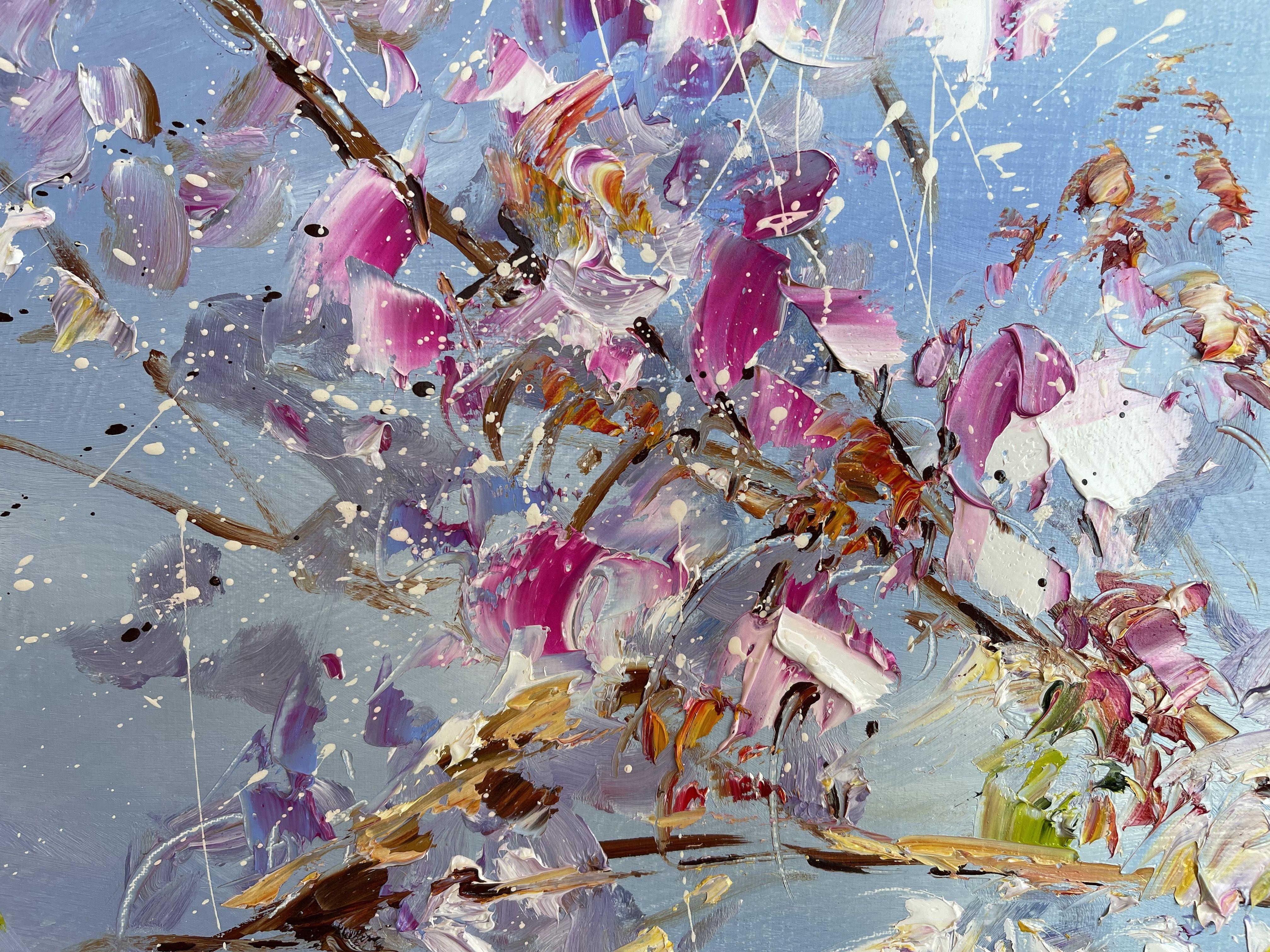 Blooming Branches, Painting, Oil on Canvas 2