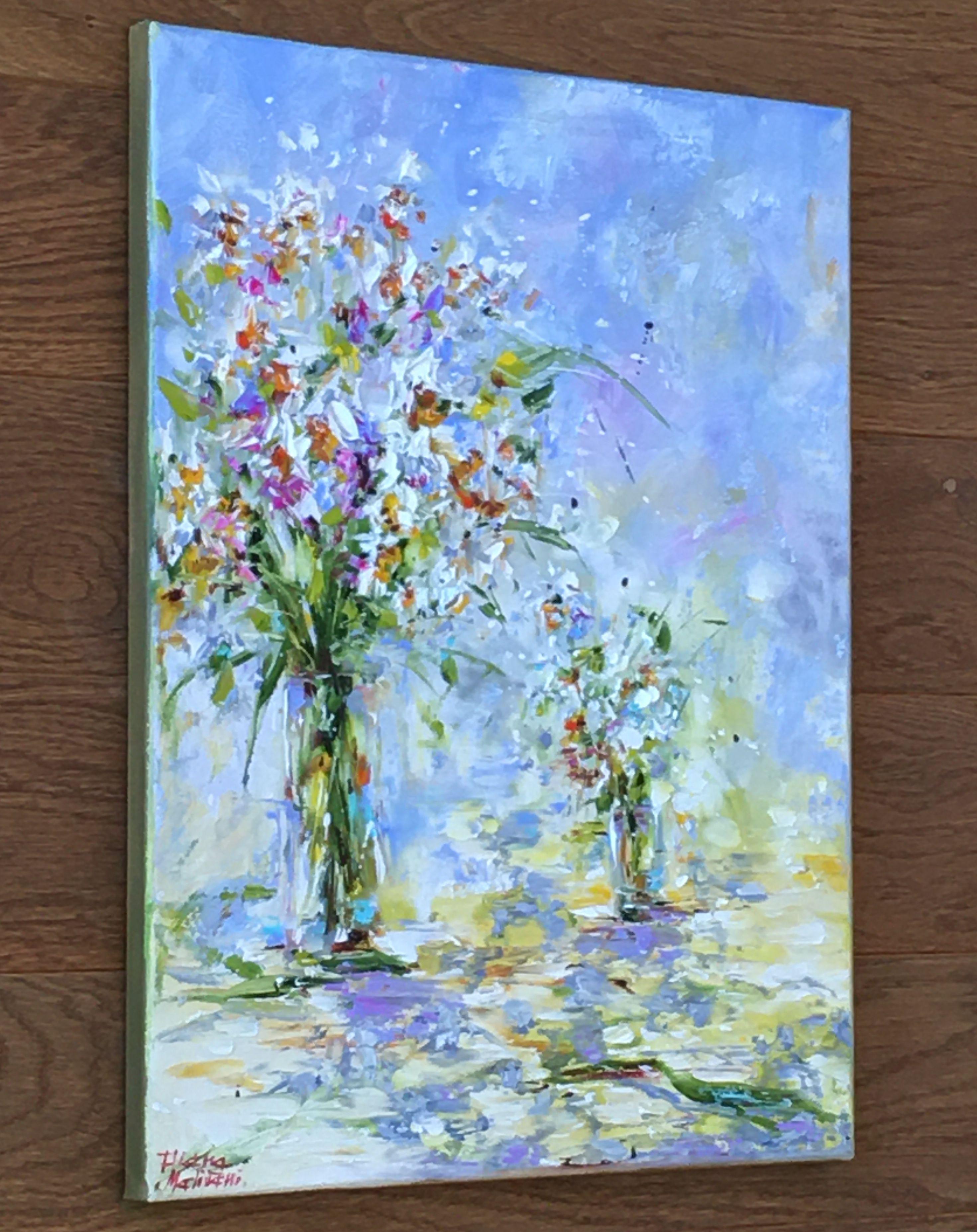 Fleurs des champs, Painting, Oil on Canvas 1