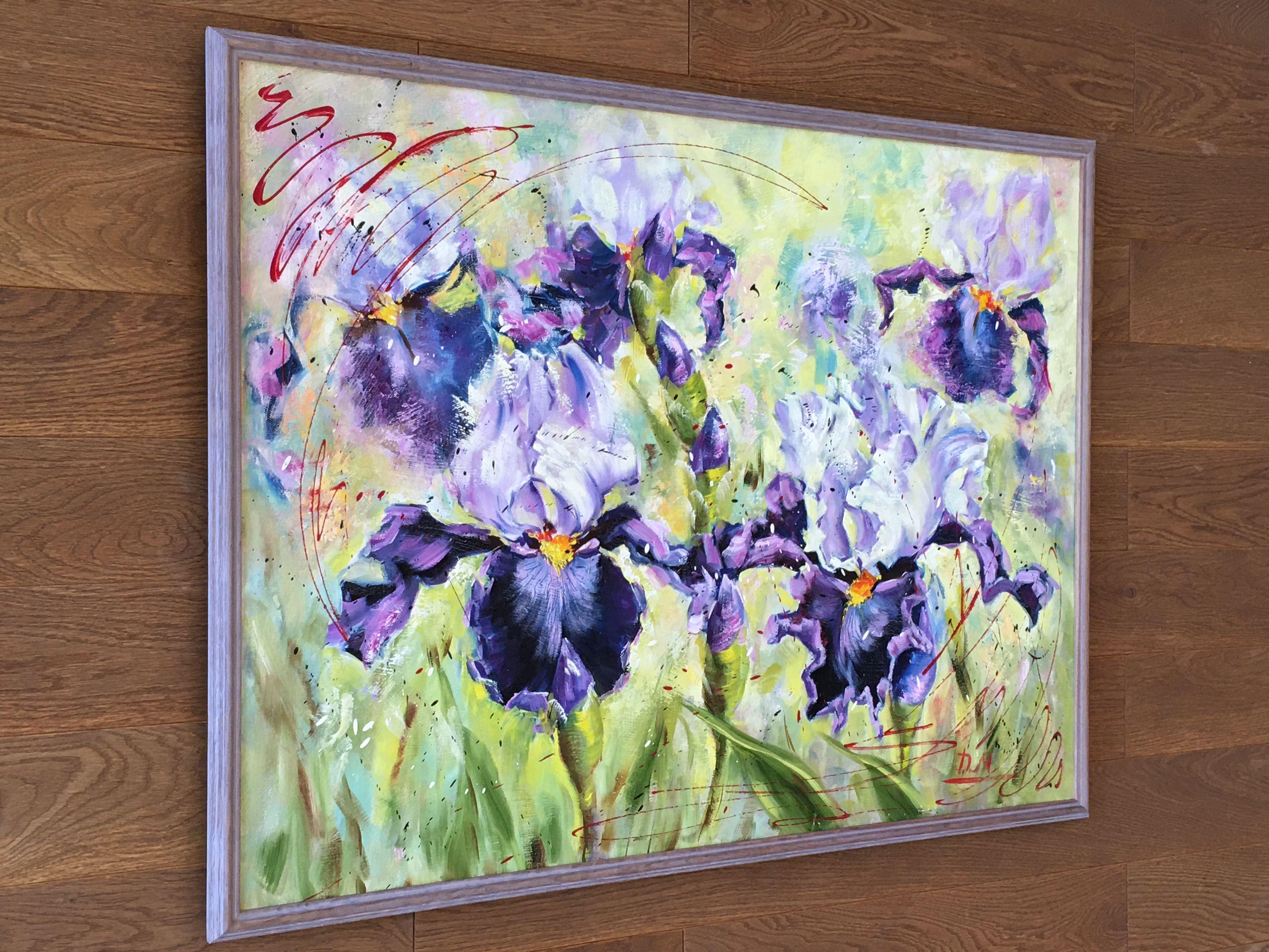 Iris, Painting, Oil on Canvas 2