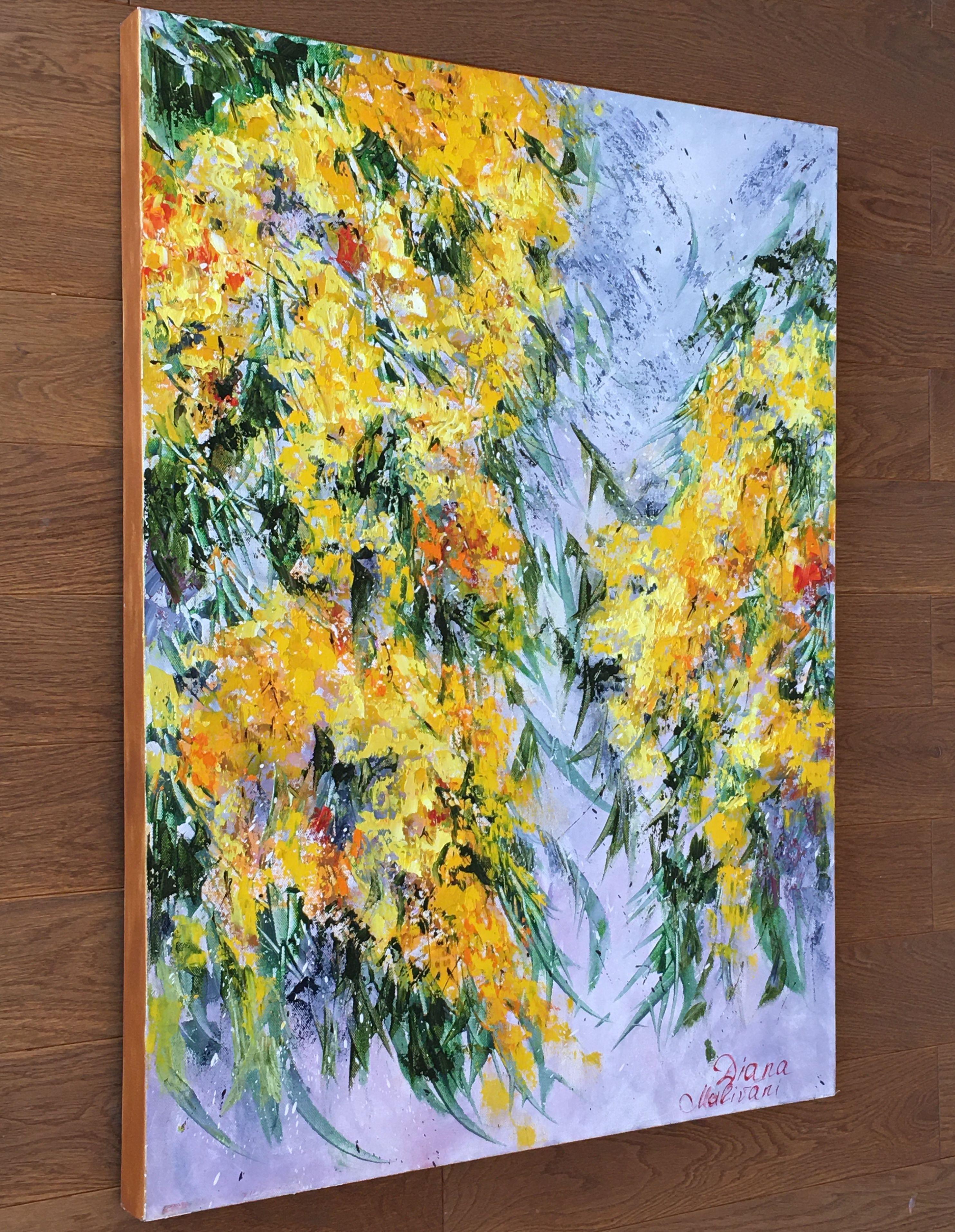 Mimosa, Painting, Oil on Canvas 1