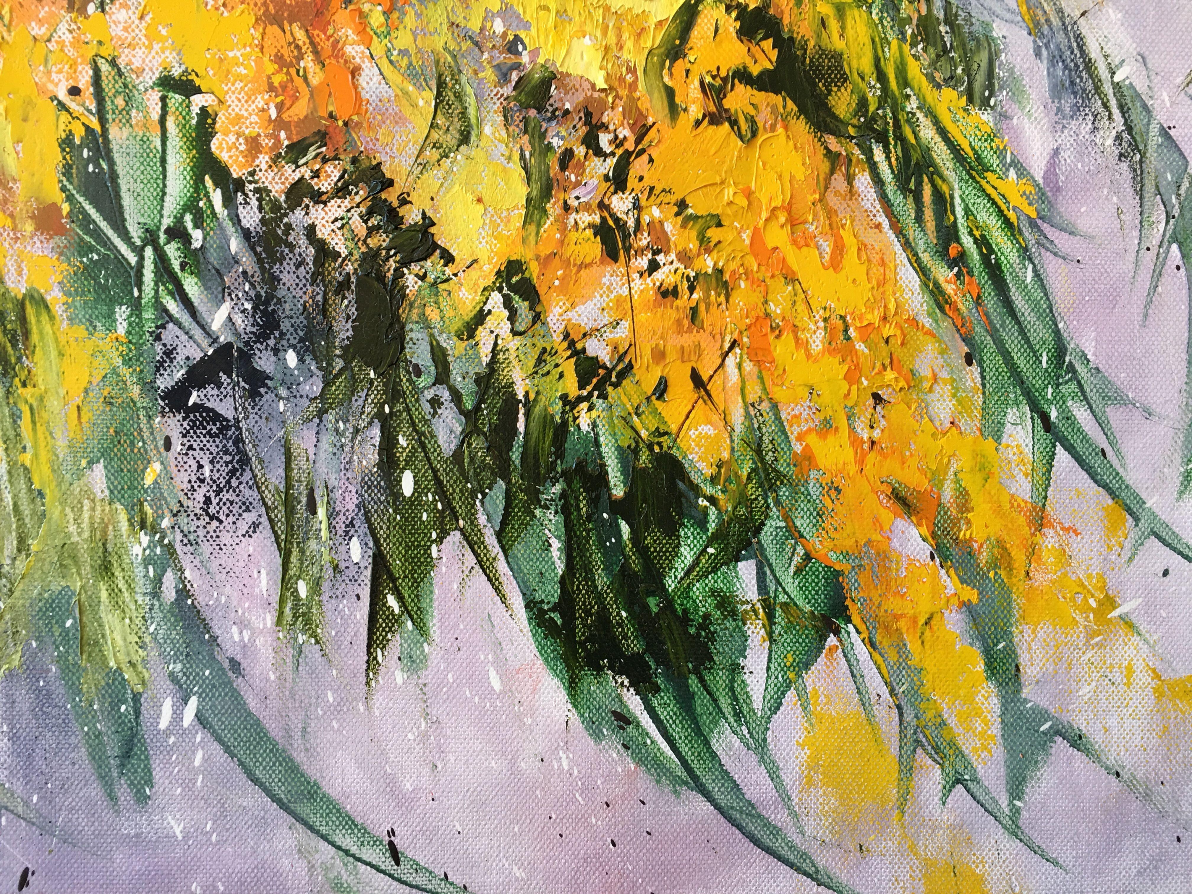 Mimosa, Painting, Oil on Canvas 2