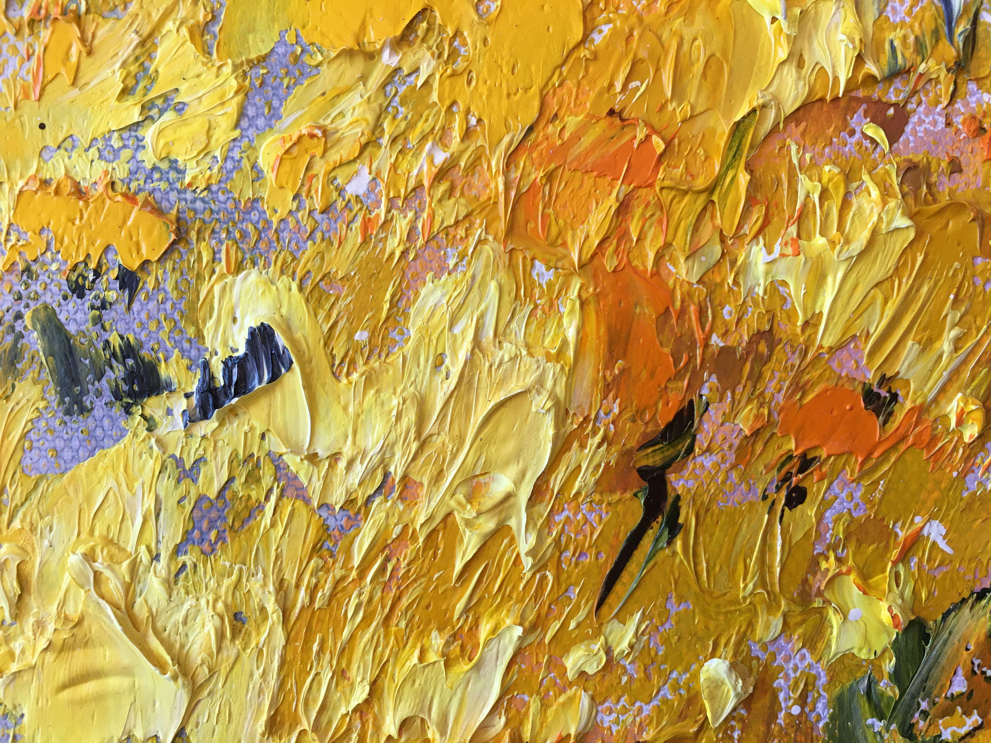 Mimosa, Painting, Oil on Canvas 4