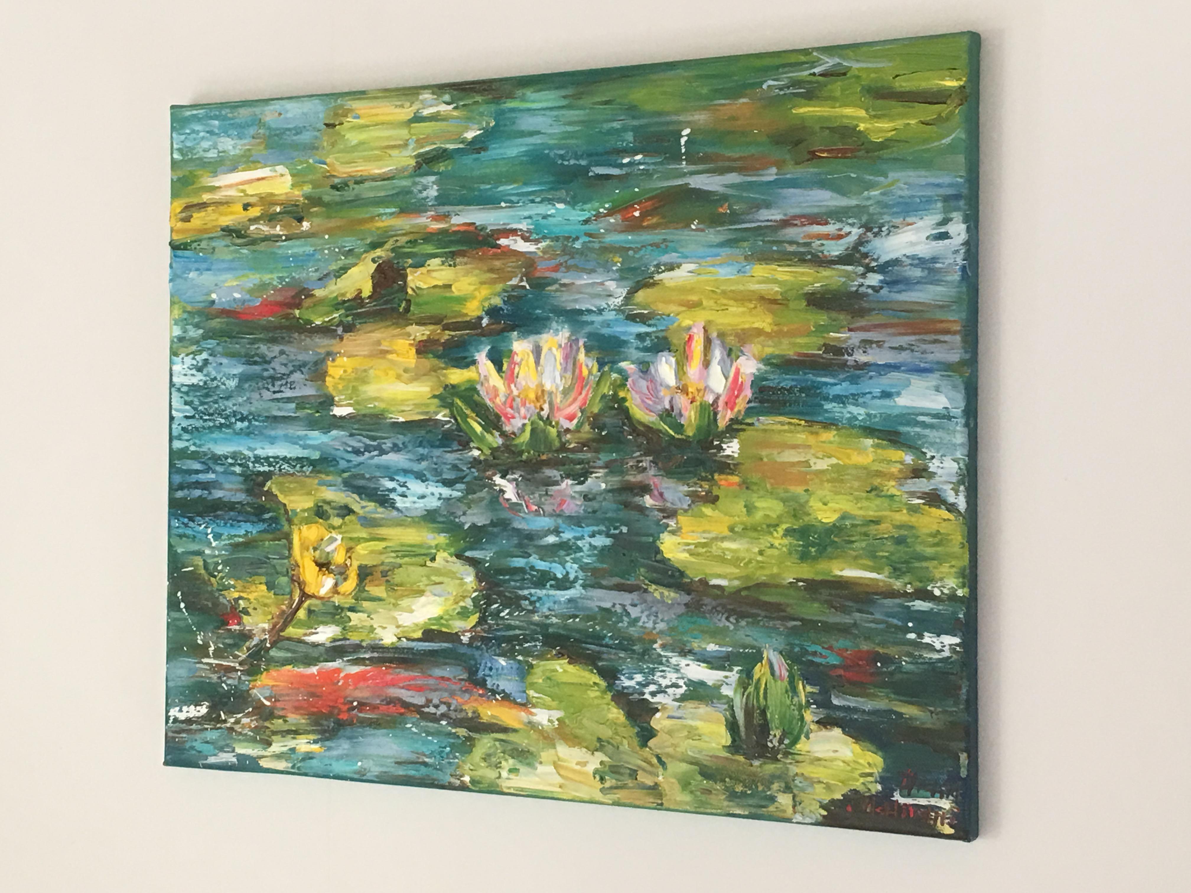 Pond, Painting, Oil on Canvas 1