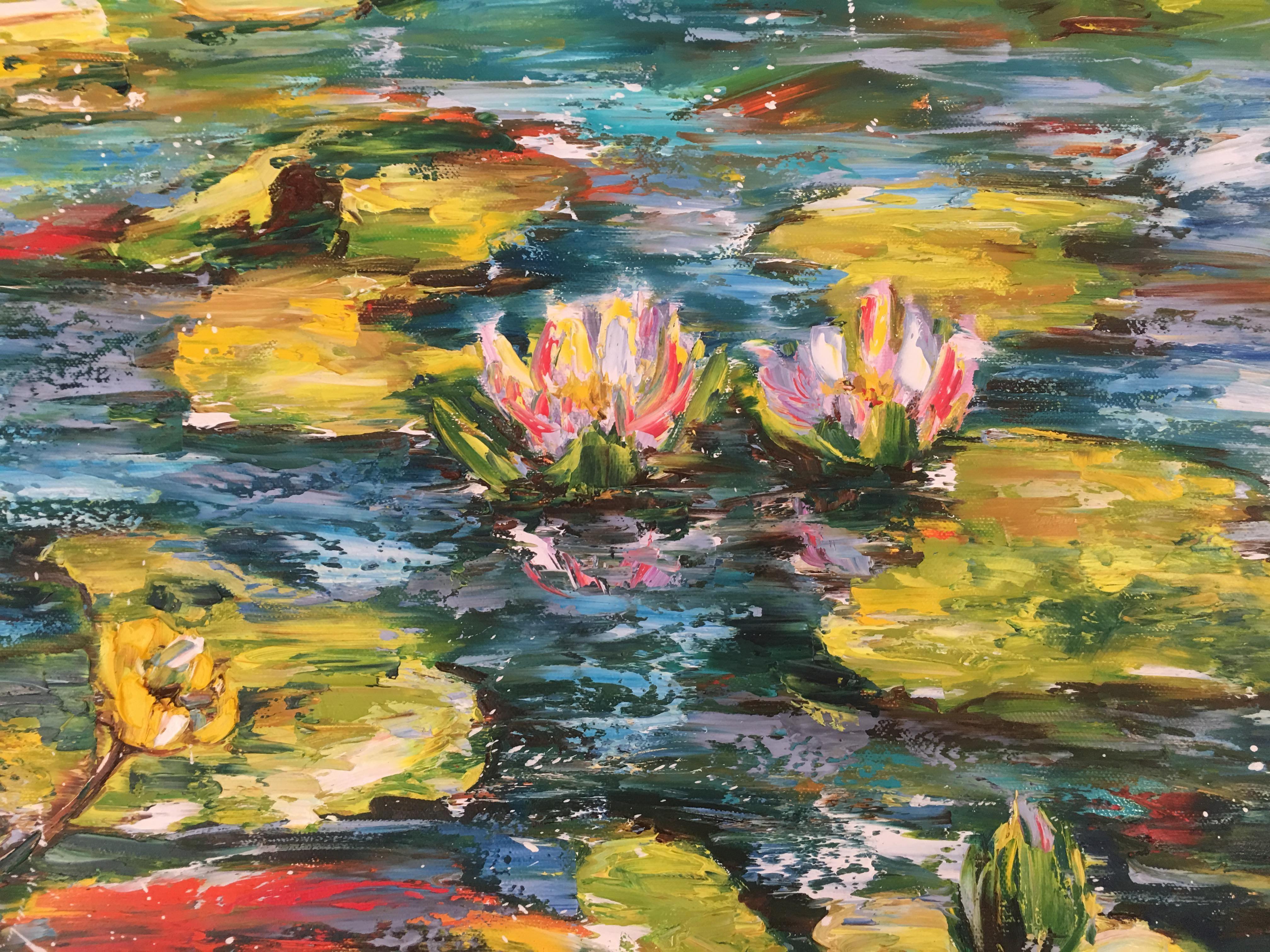 Pond, Painting, Oil on Canvas 2