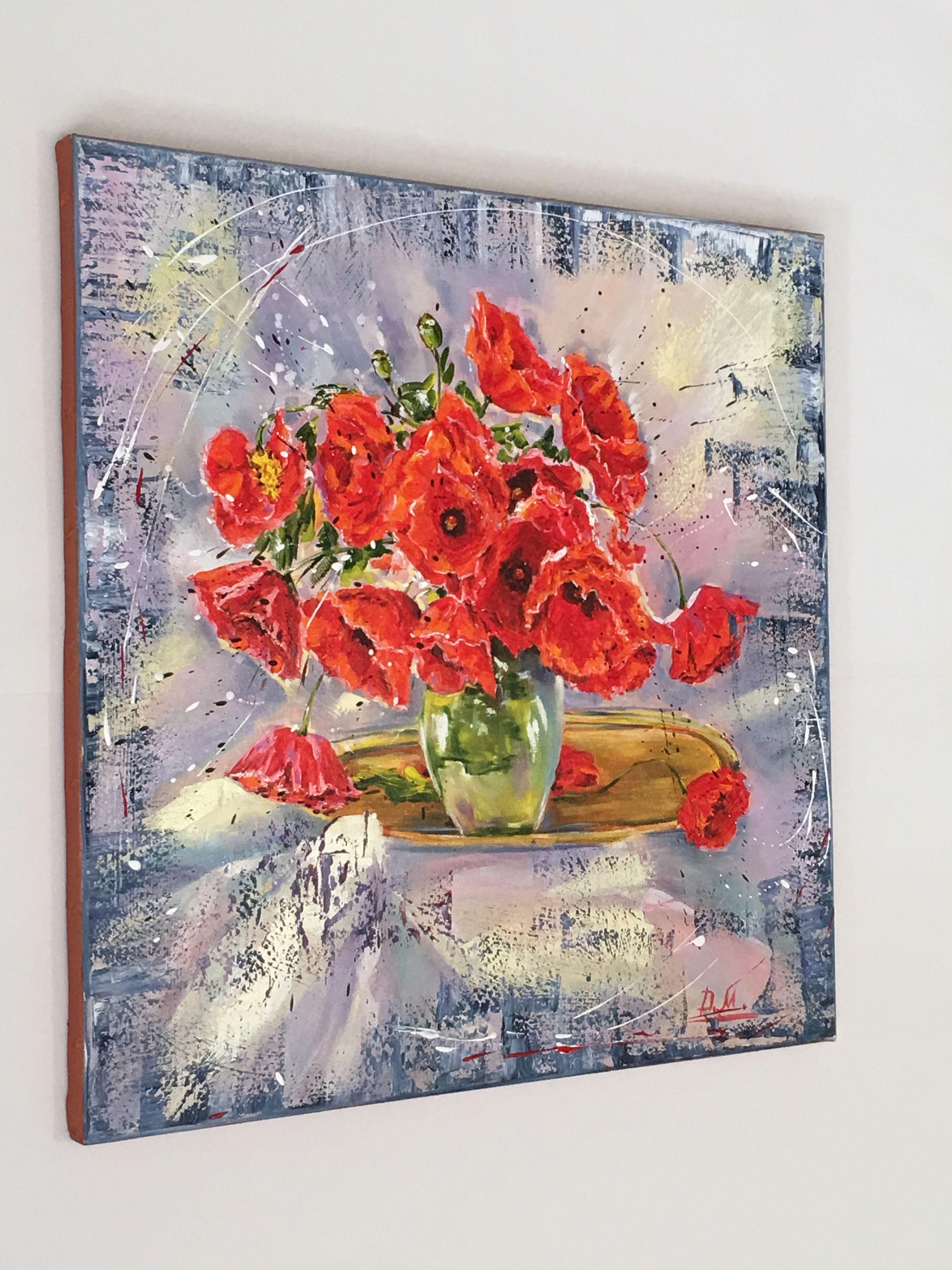 Poppies, Painting, Oil on Canvas 2