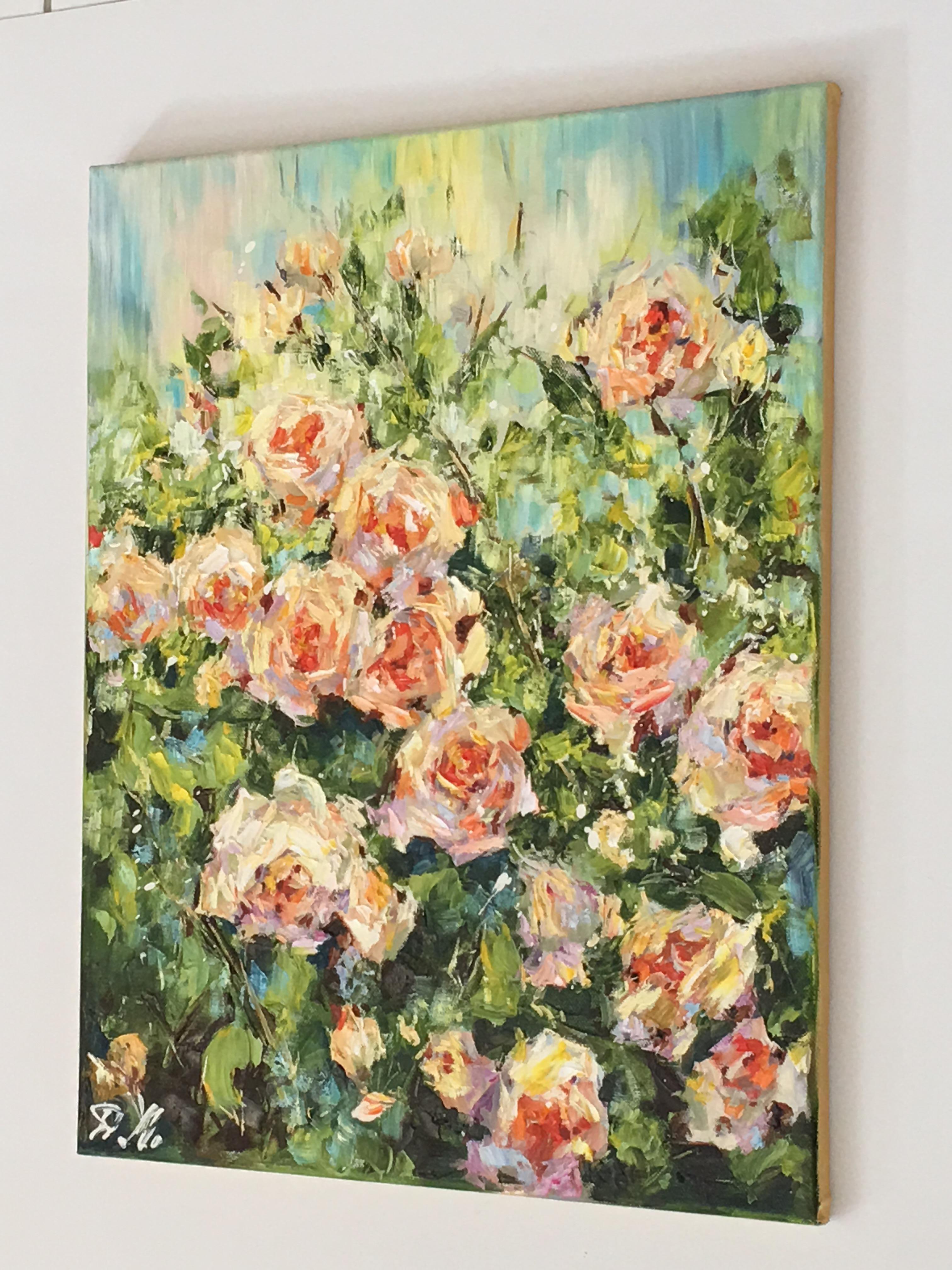 Roses, Painting, Oil on Canvas 1