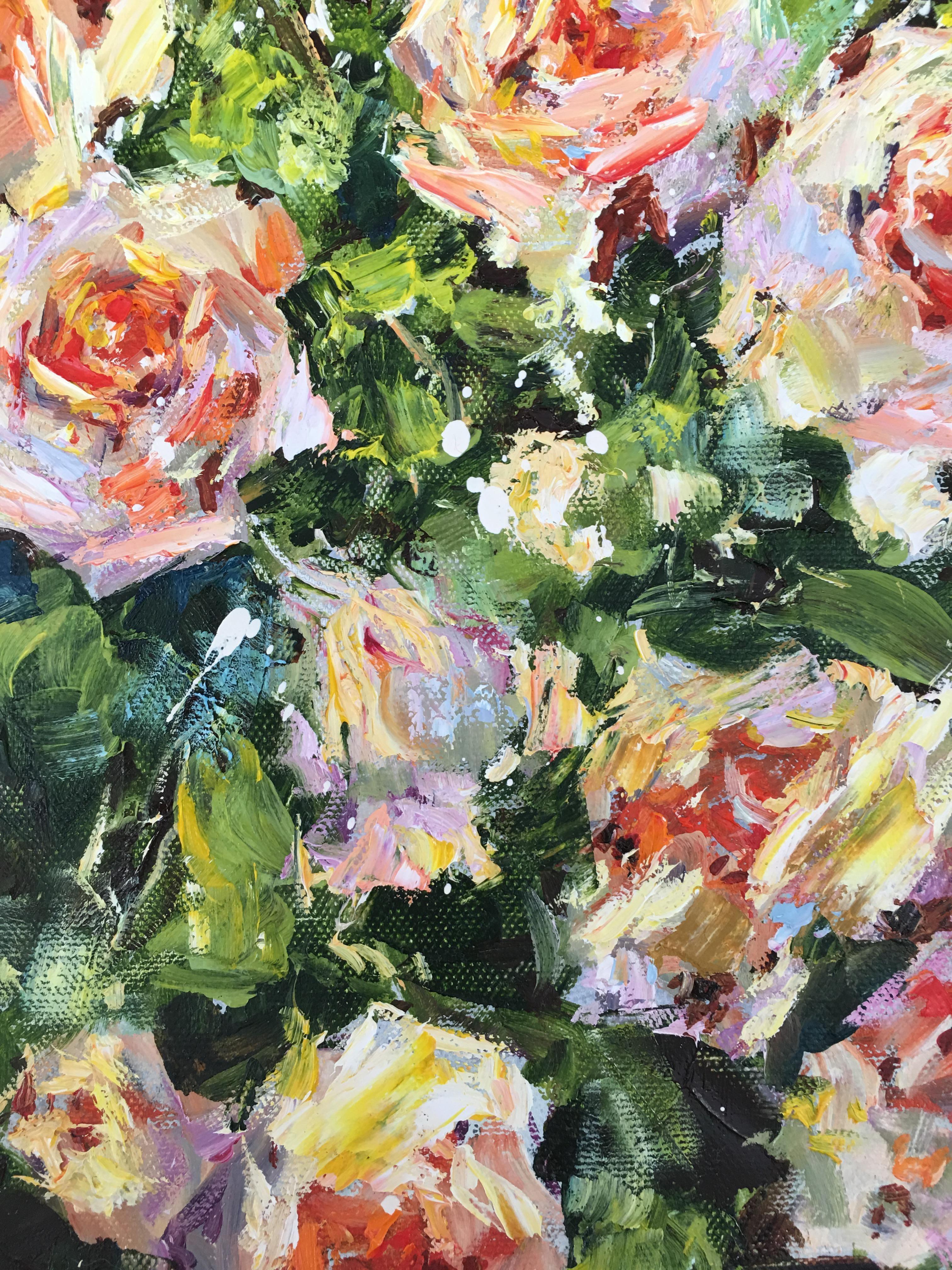 Roses, Painting, Oil on Canvas 4