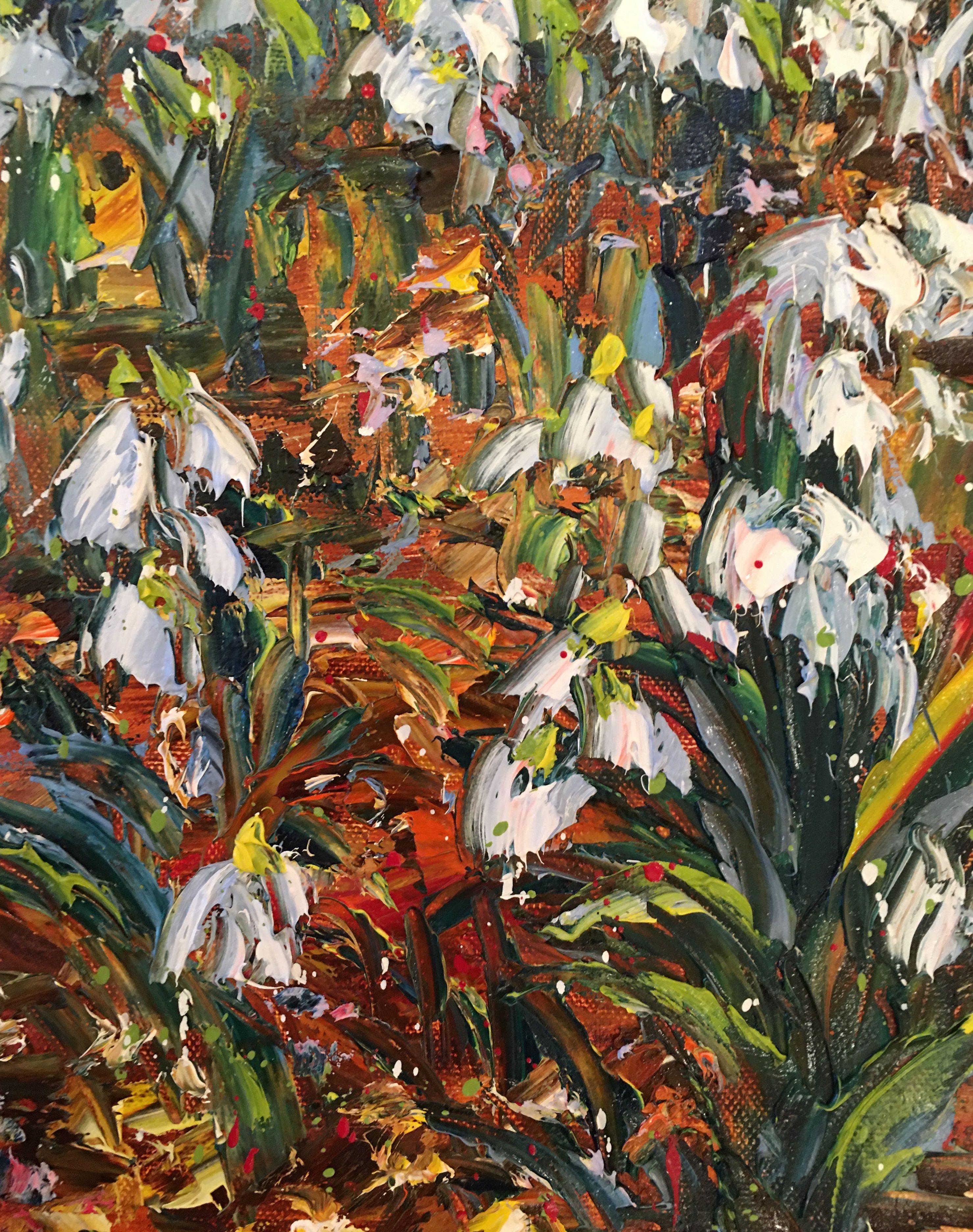 Snowdrops, Painting, Oil on Canvas 2