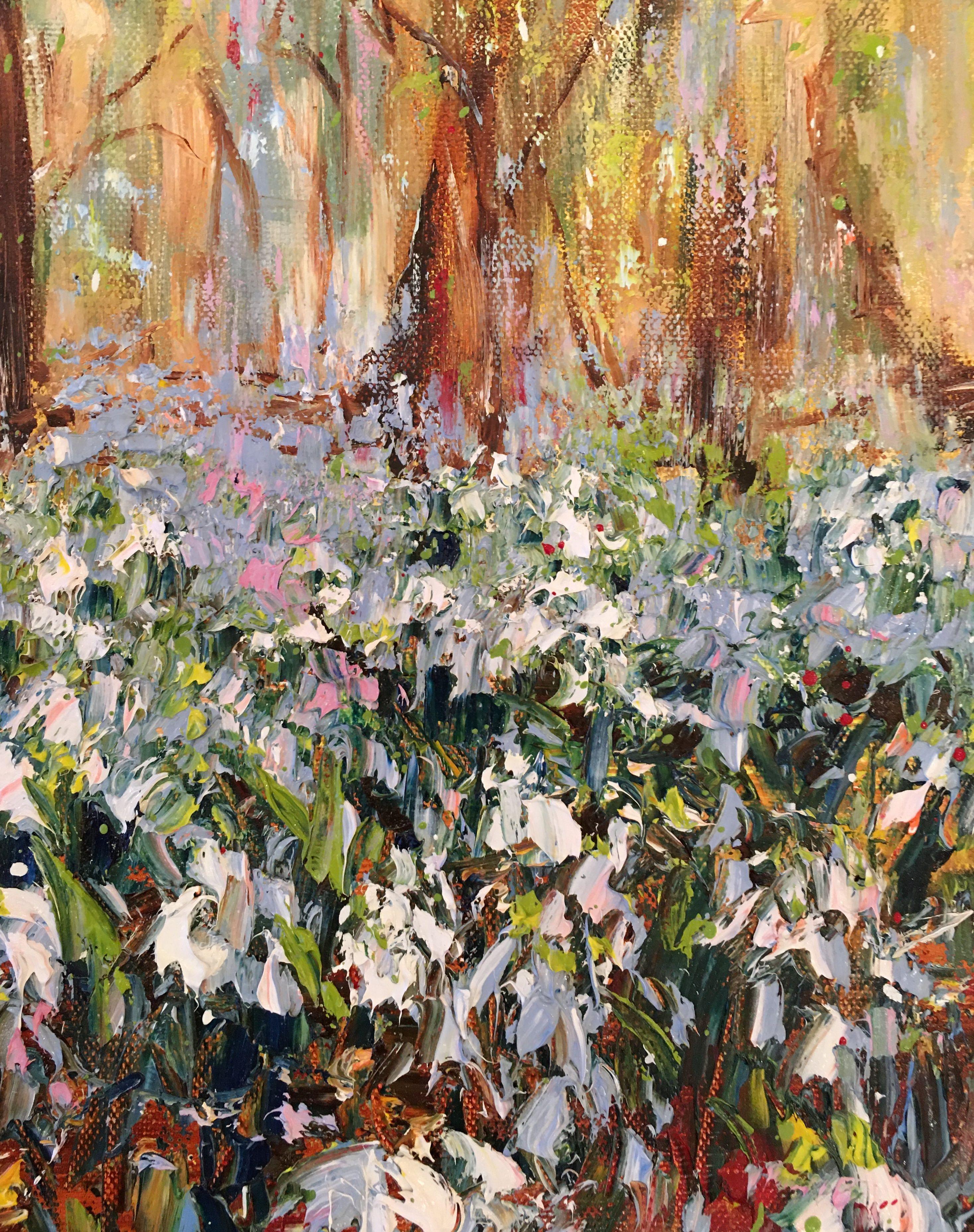 Snowdrops, Painting, Oil on Canvas 4