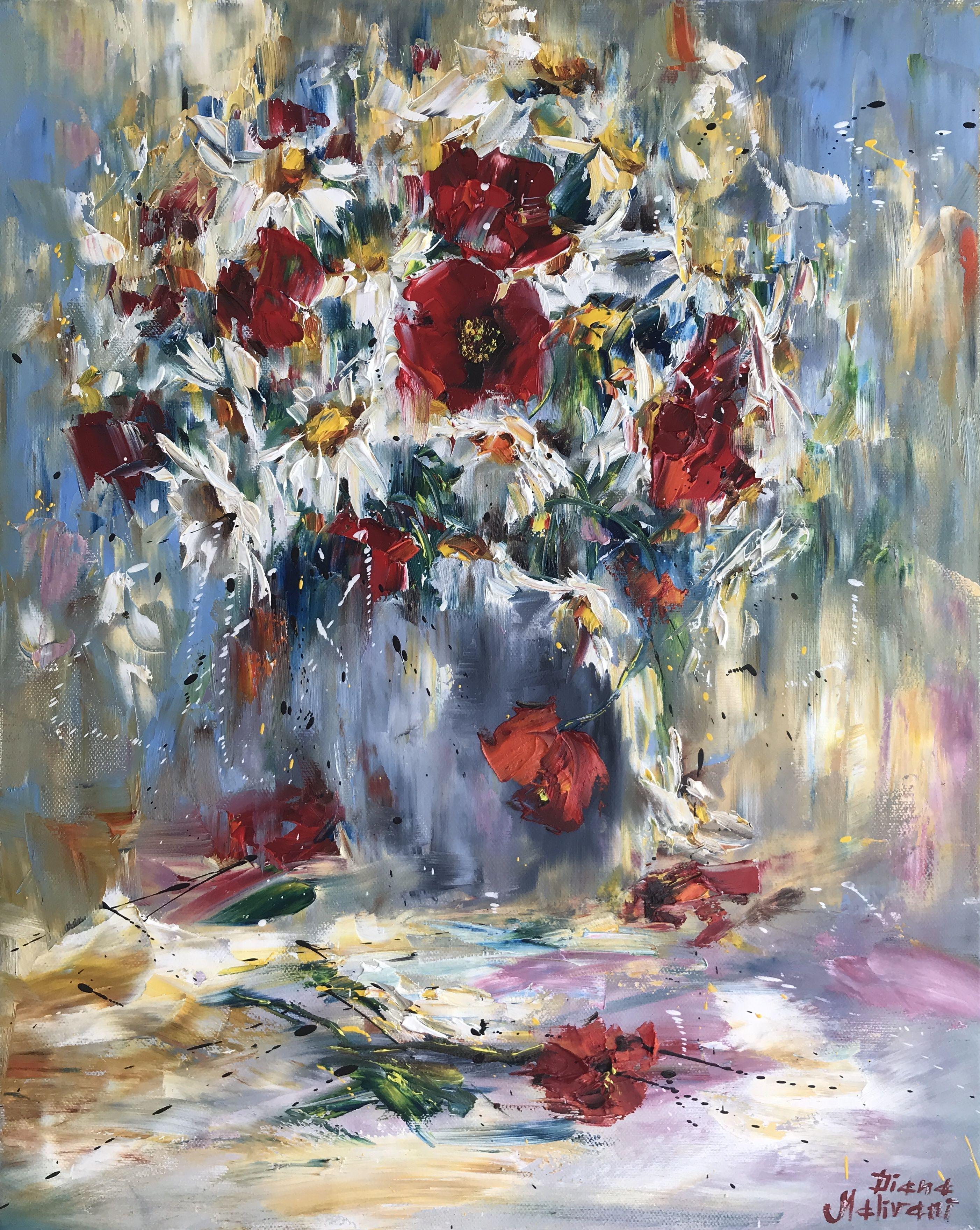Collection Â«Flowers, Trees, and GardensÂ» * * * This artwork was specially selected to be exhibited in three National Fine Art Museums in Russia (in the cities of Sotchi, Belgorod, and Saransk) in 2020, as part of Diana Malivani Solo Exhibition