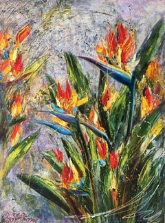 Strelitzia, Painting, Oil on Canvas