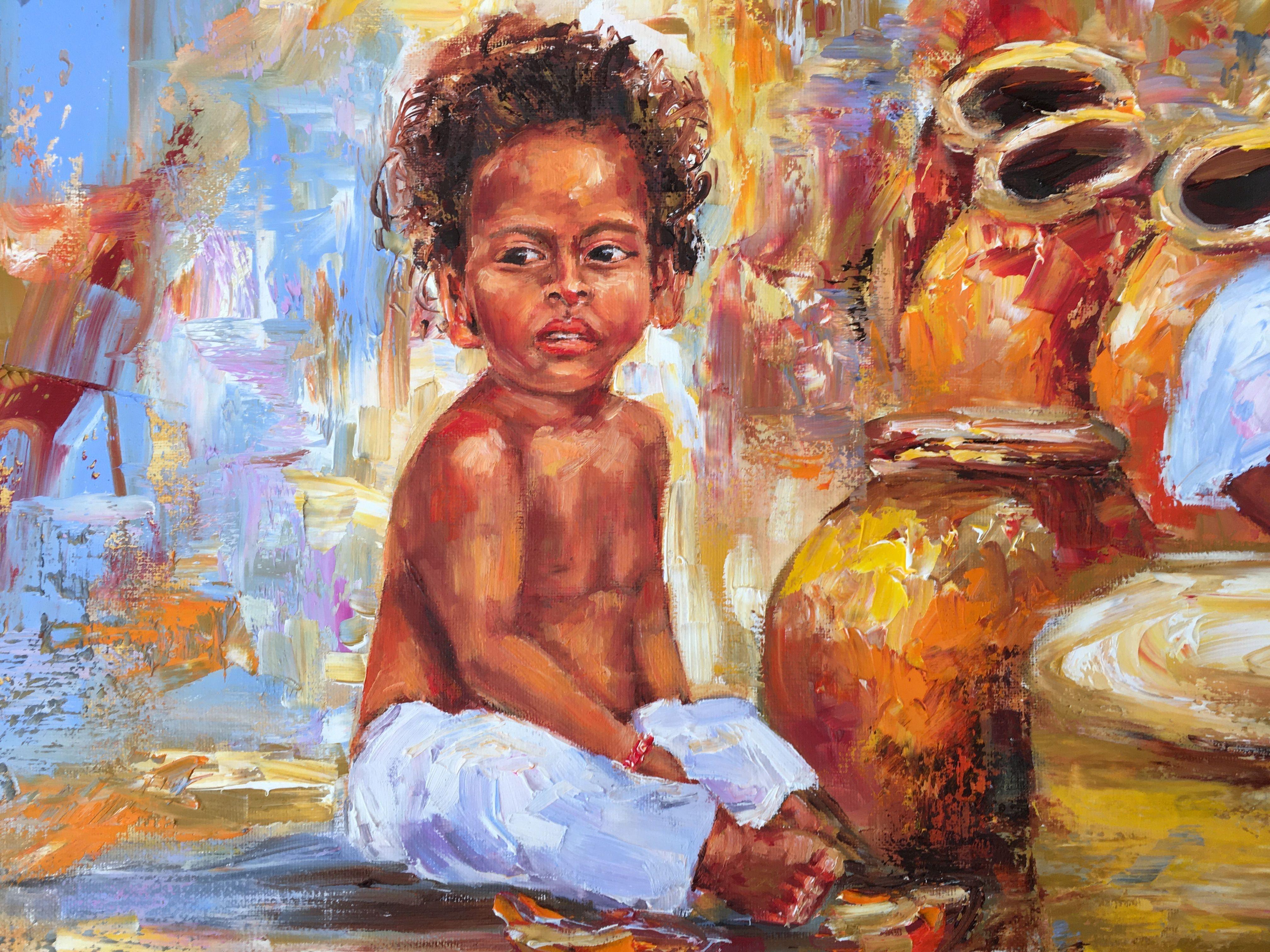 The Potter, Painting, Oil on Canvas 2