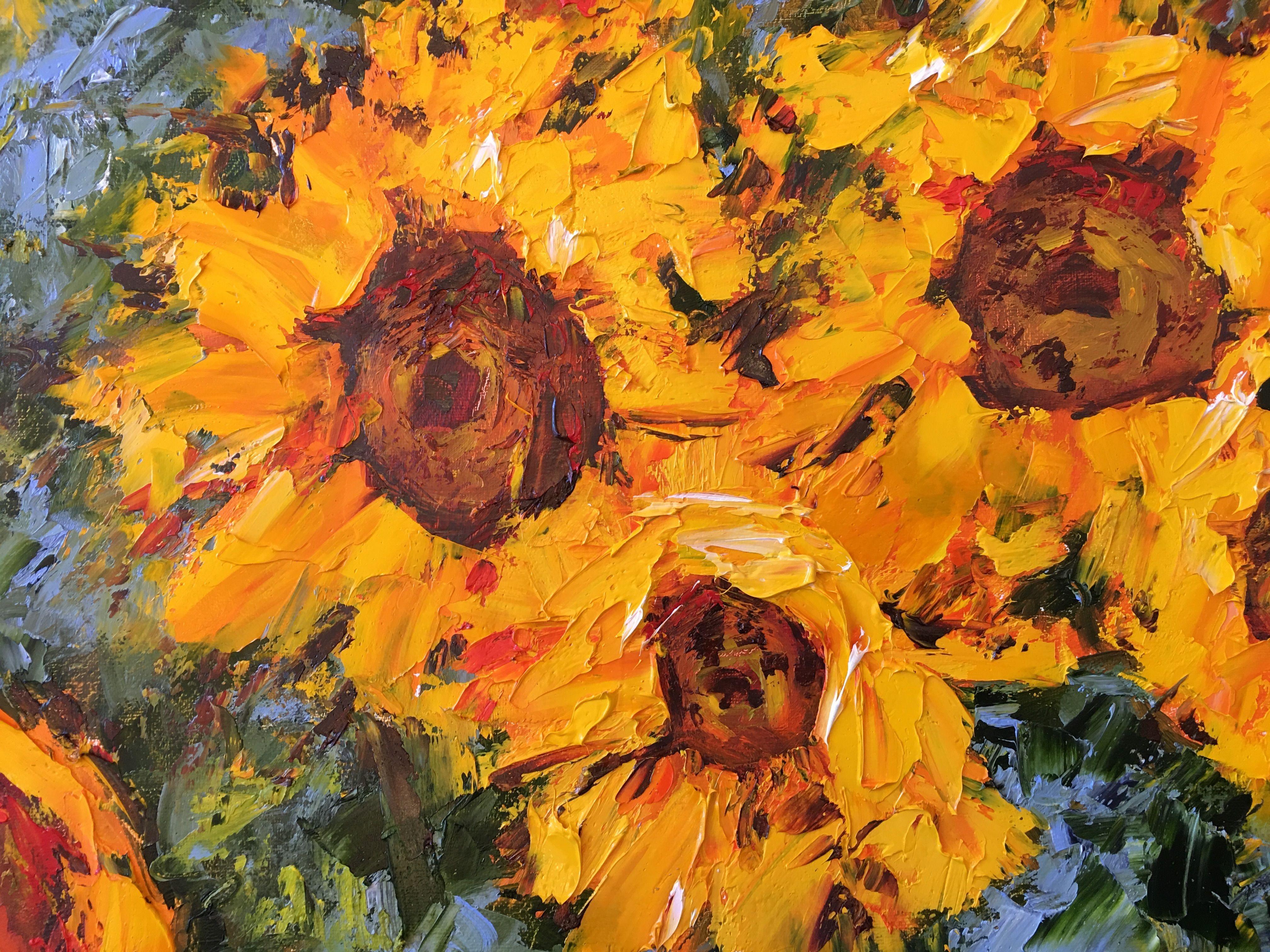Tournesols, Painting, Oil on Canvas 2