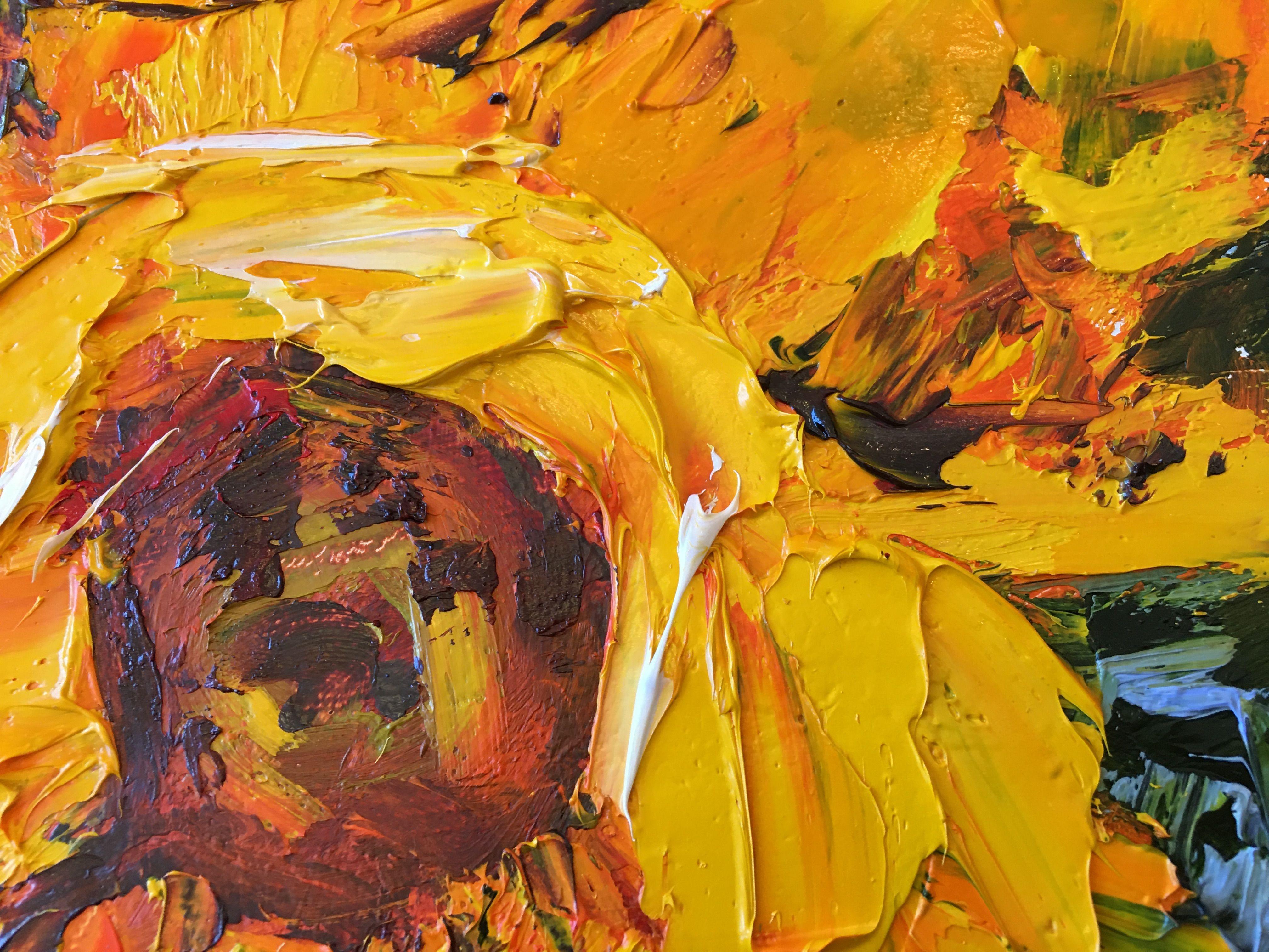 Tournesols, Painting, Oil on Canvas 3