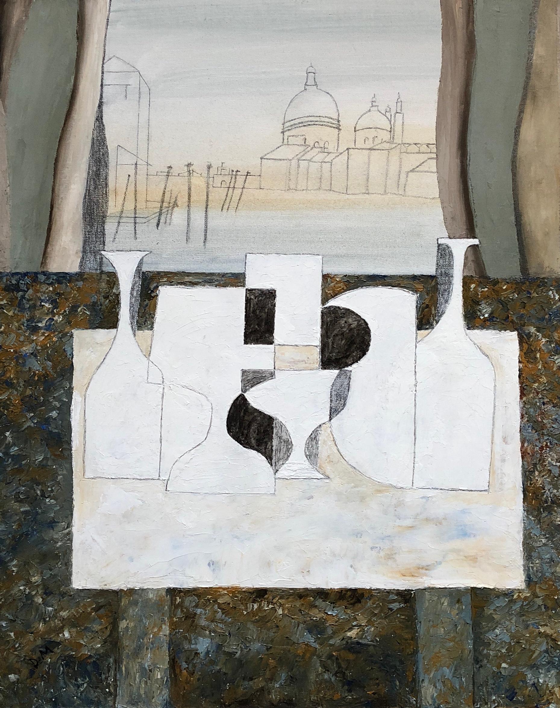 Diana Matthews FRSA, born in Guildford in 1935, studied Fine Art at Bath Academy of Art, Corsham from 1954 - 1956. Here she was trained by William Scott as well as visiting lecturers including Antony Fry, Peter Lanyon, Bryan Winter, Adrian Heath and