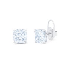 Diana M.Cushions Total 10.53cts H VS2-SI1 GIA certifed Matching Studs