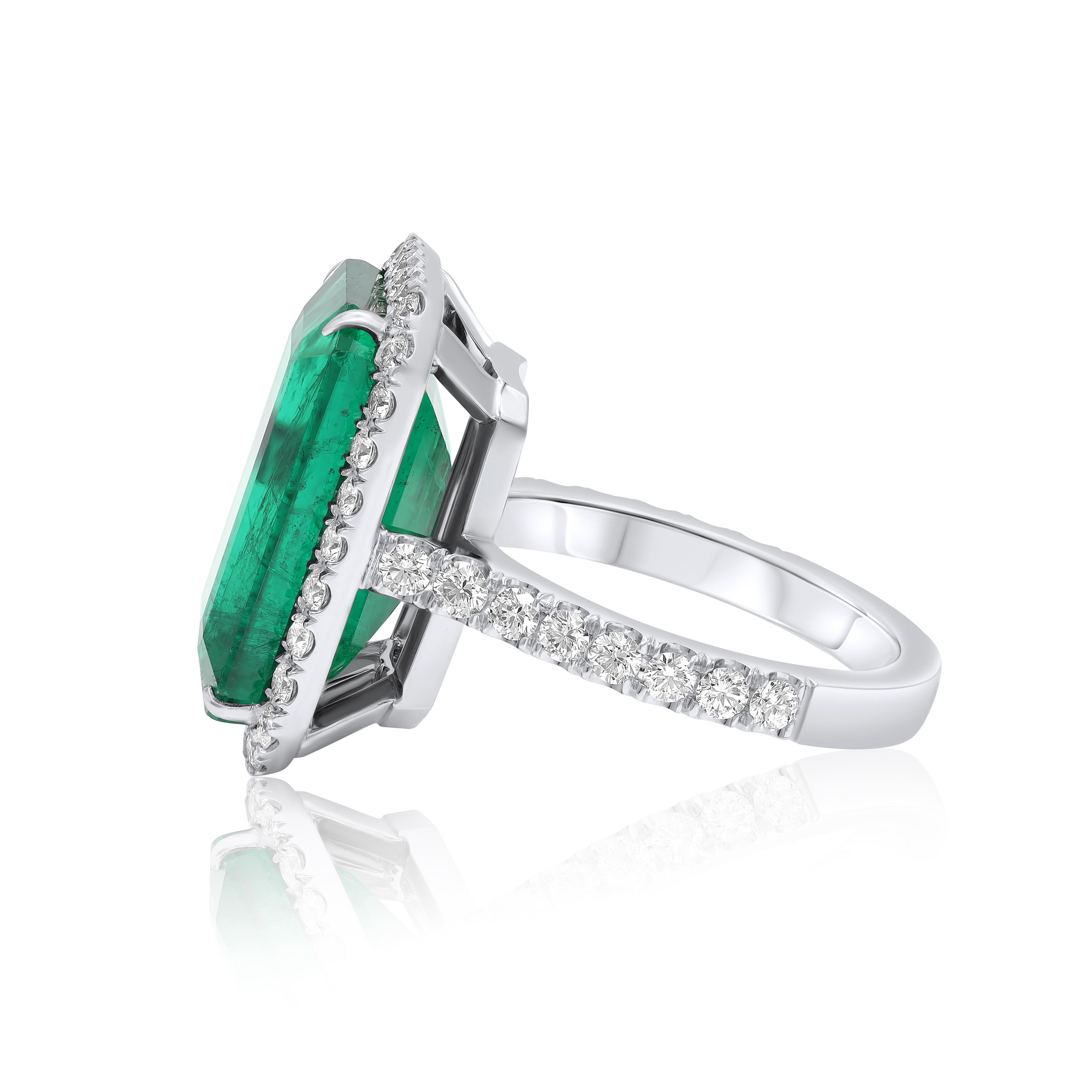 Platinum emerald diamond ring featuring a 10.07 ct natural emerald with 1.05 cts tw of micropave round diamonds.
Diana M. is a leading supplier of top-quality fine jewelry for over 35 years.
Diana M is one-stop shop for all your jewelry shopping,