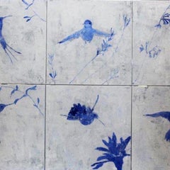 Flight, Livia Drusilla's Paradise Garden, encaustic paint