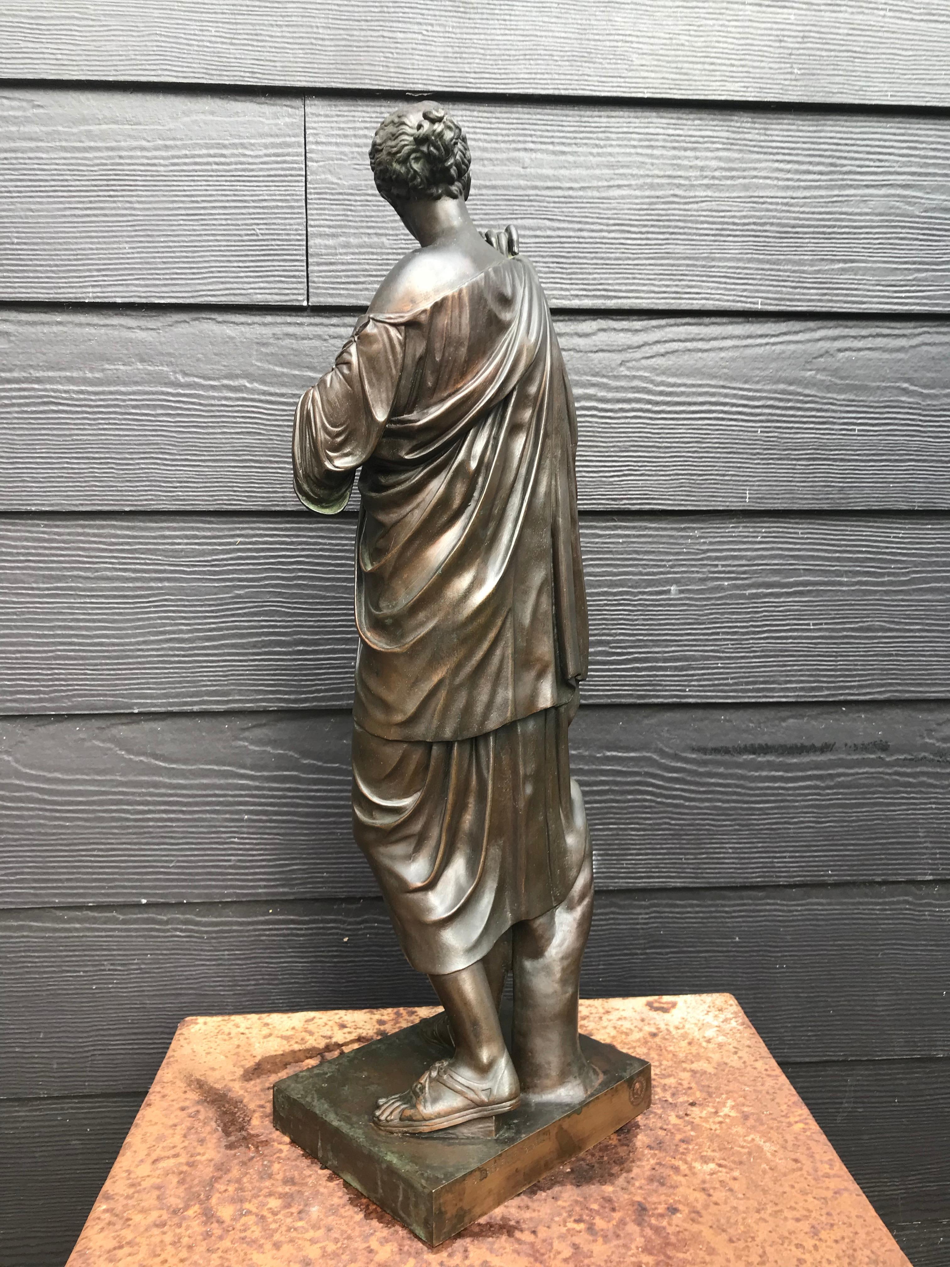 French Diana of Gabii in Bronze by Ferdinand Barbedienne, France, circa 1890 For Sale