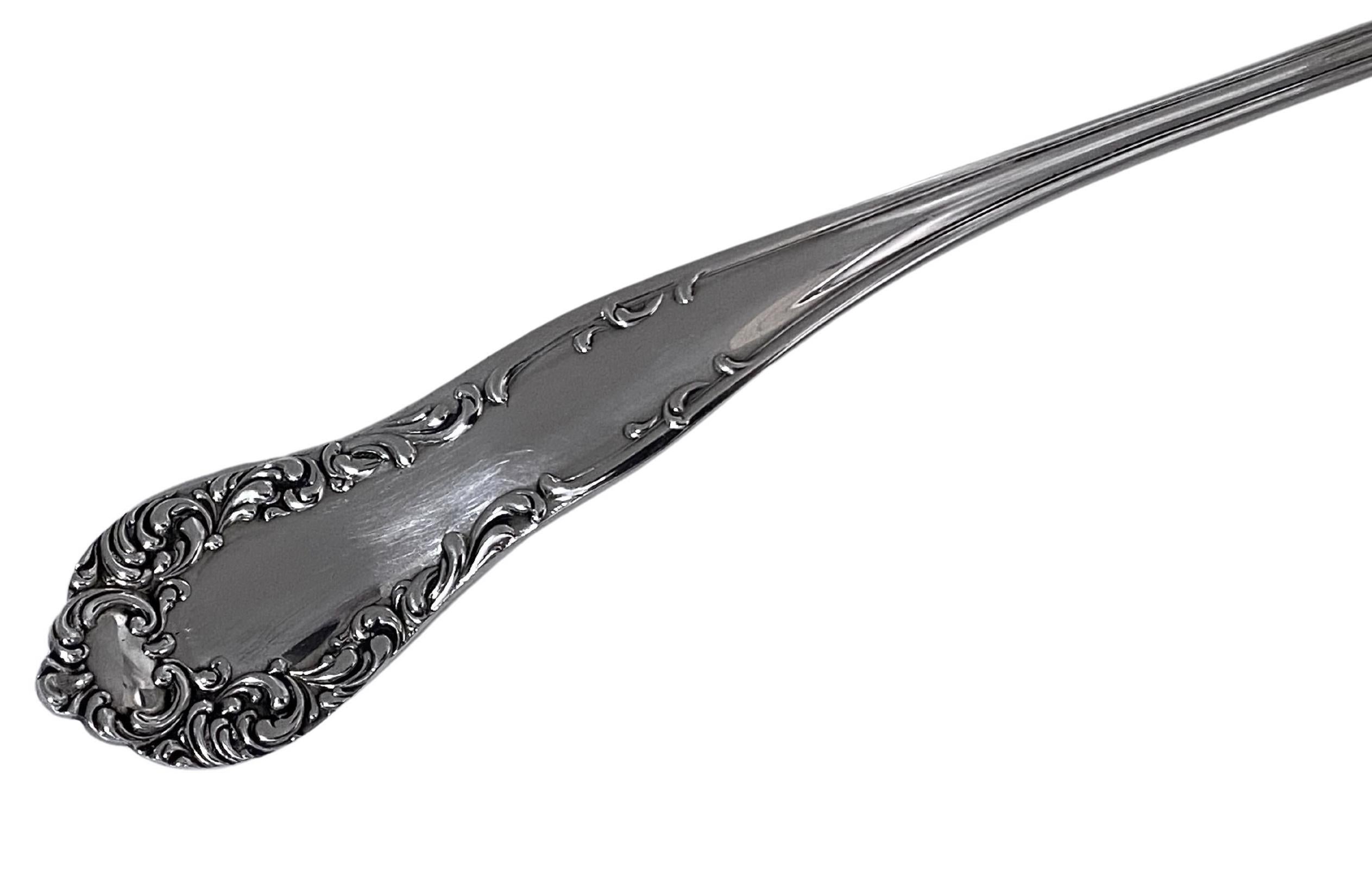 American Diana Pattern International Sterling Silver Soup Ladle For Sale