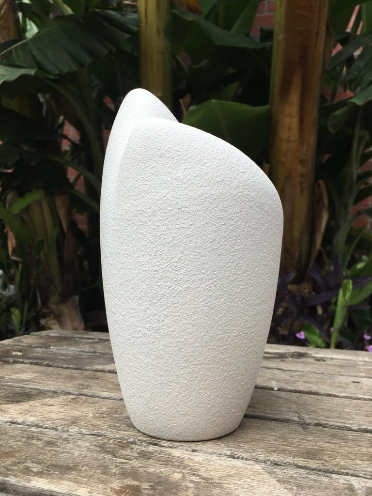 Diana Pottery Biomorphic Slipware Vase, Sydney, Australia, 1950s at 1stDibs