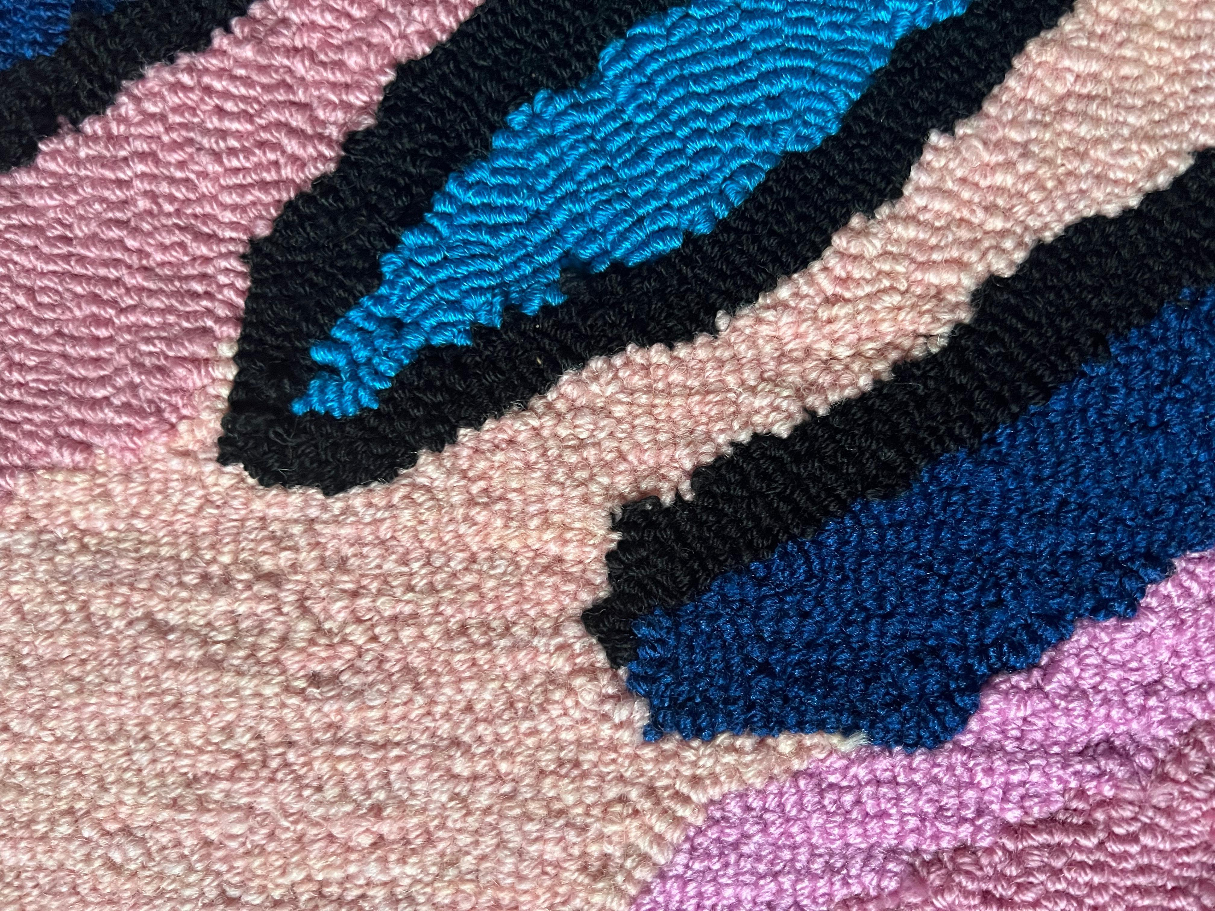 Œuvre d'art textile figurative 