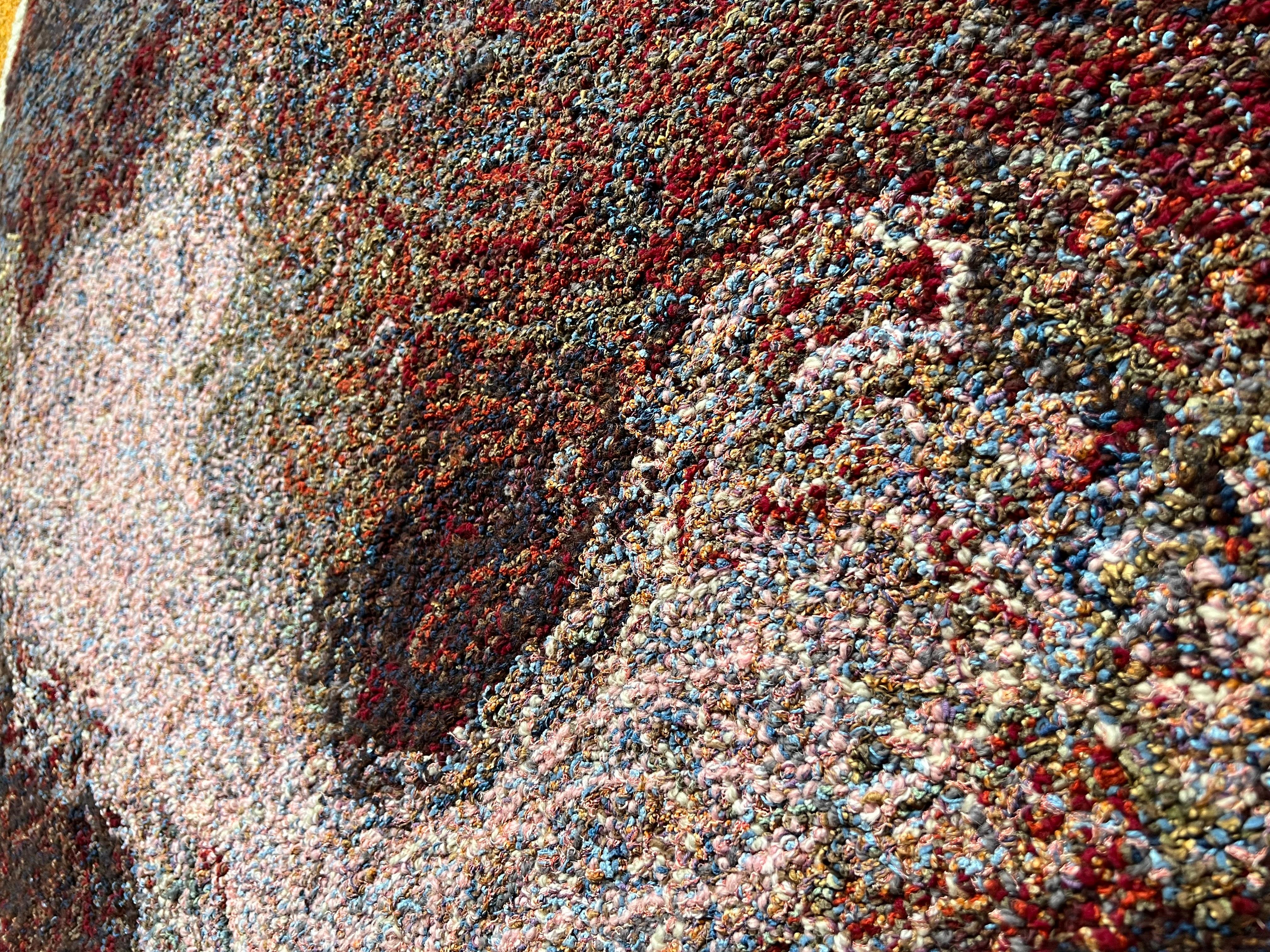 Œuvre d'art textile figurative 