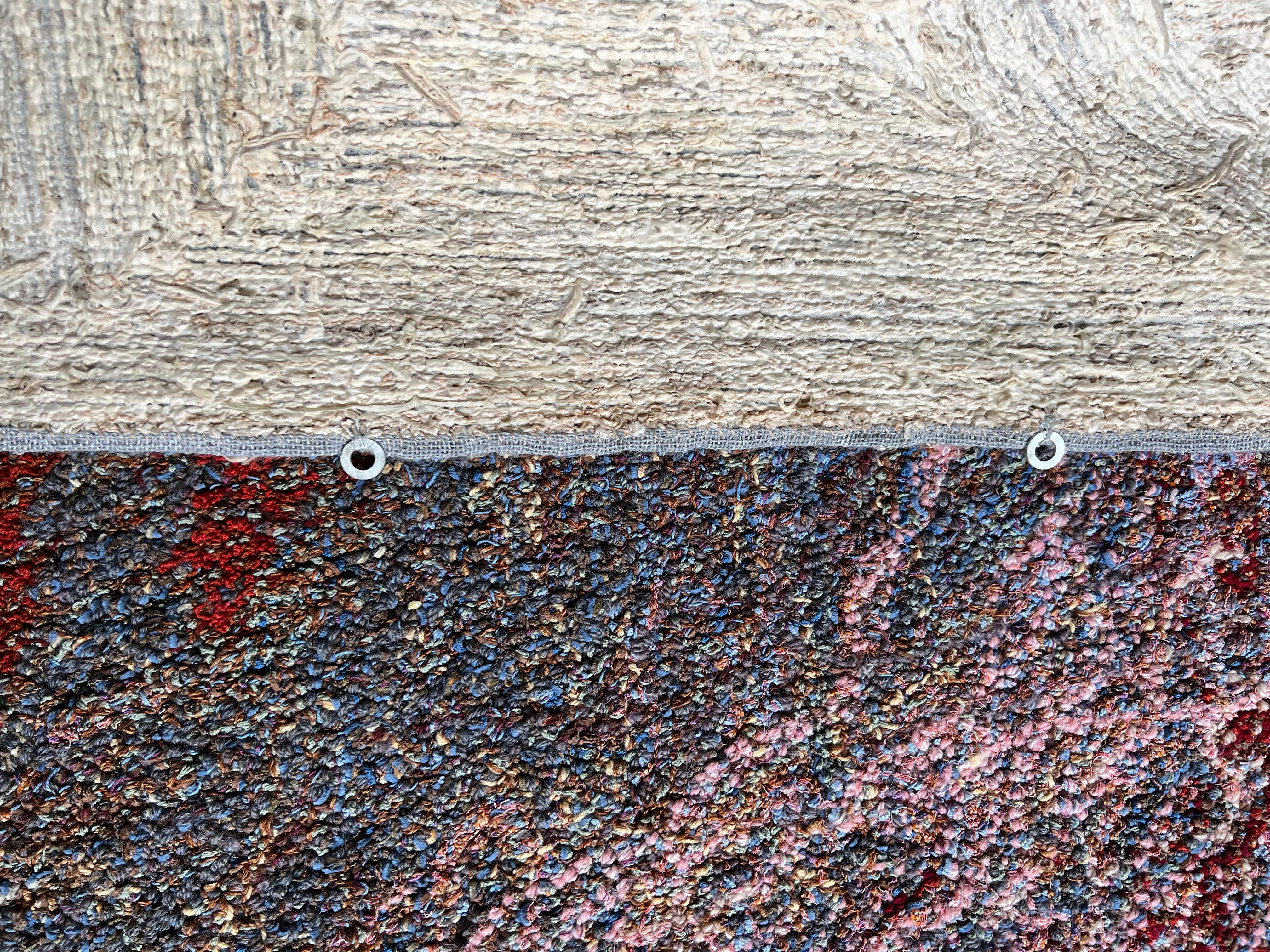 Œuvre d'art textile figurative 
