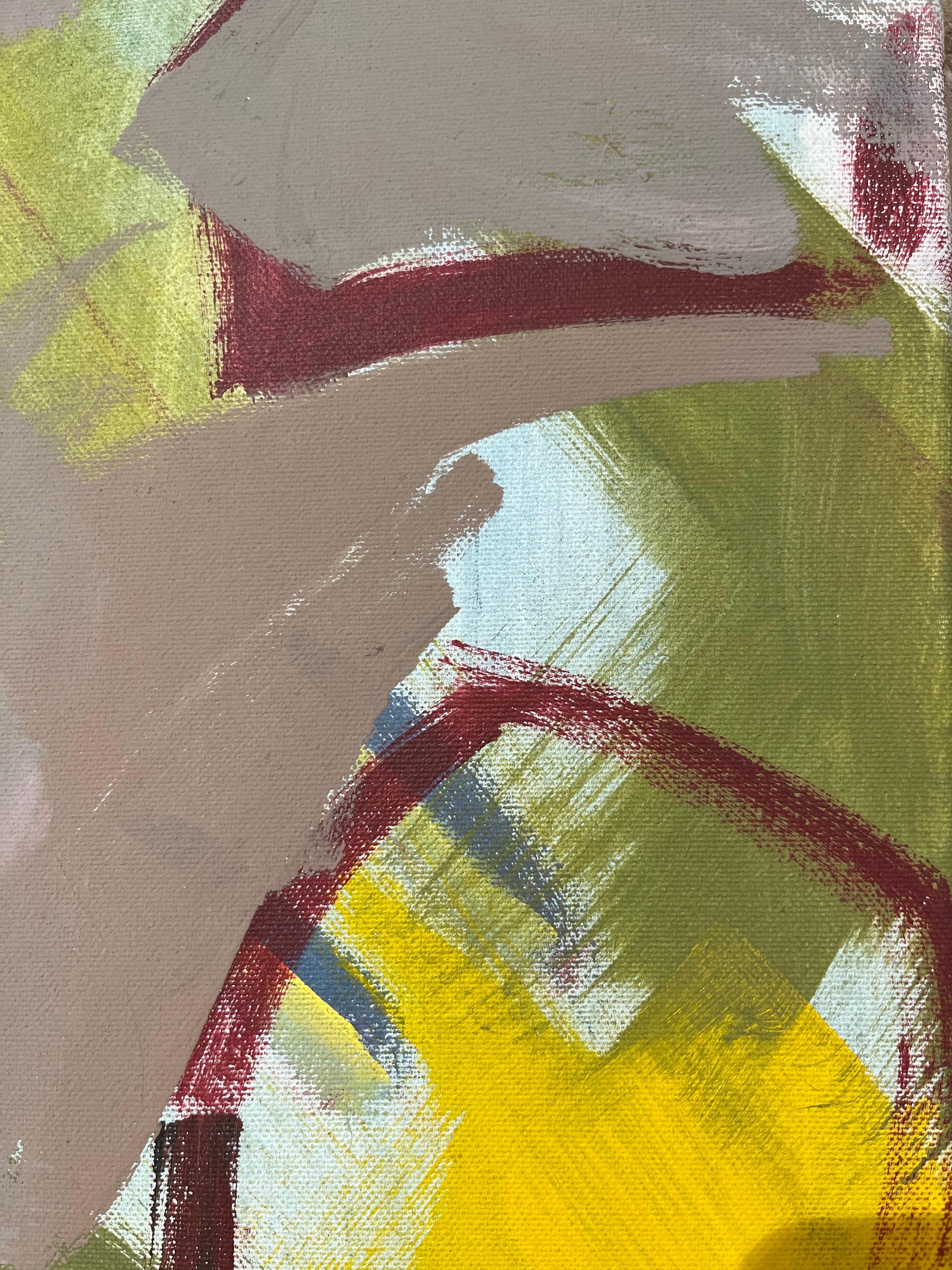 Buntes helles Öl auf Leinwand Gemälde 