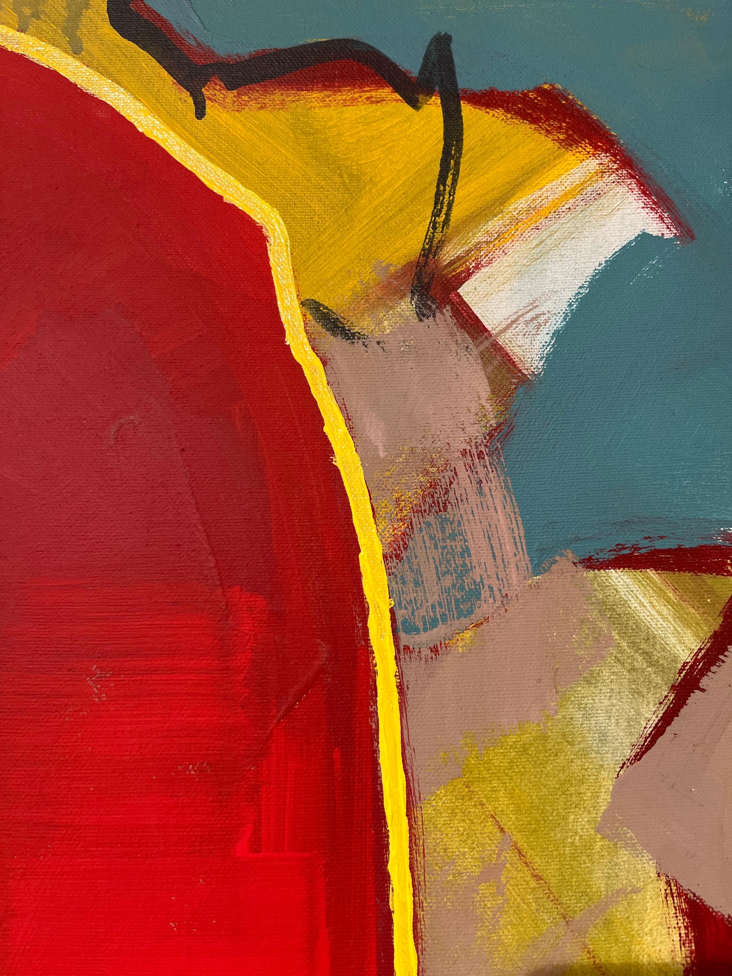 Buntes helles Öl auf Leinwand Gemälde 