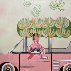 Banana Express #2, Pittura, Acrilico su tela