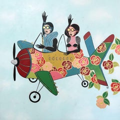 Fly hight, fly bright, Painting, Acrylic on Canvas