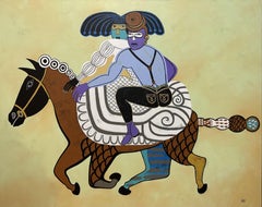 Lucky rider, Painting, Acrylic on Canvas
