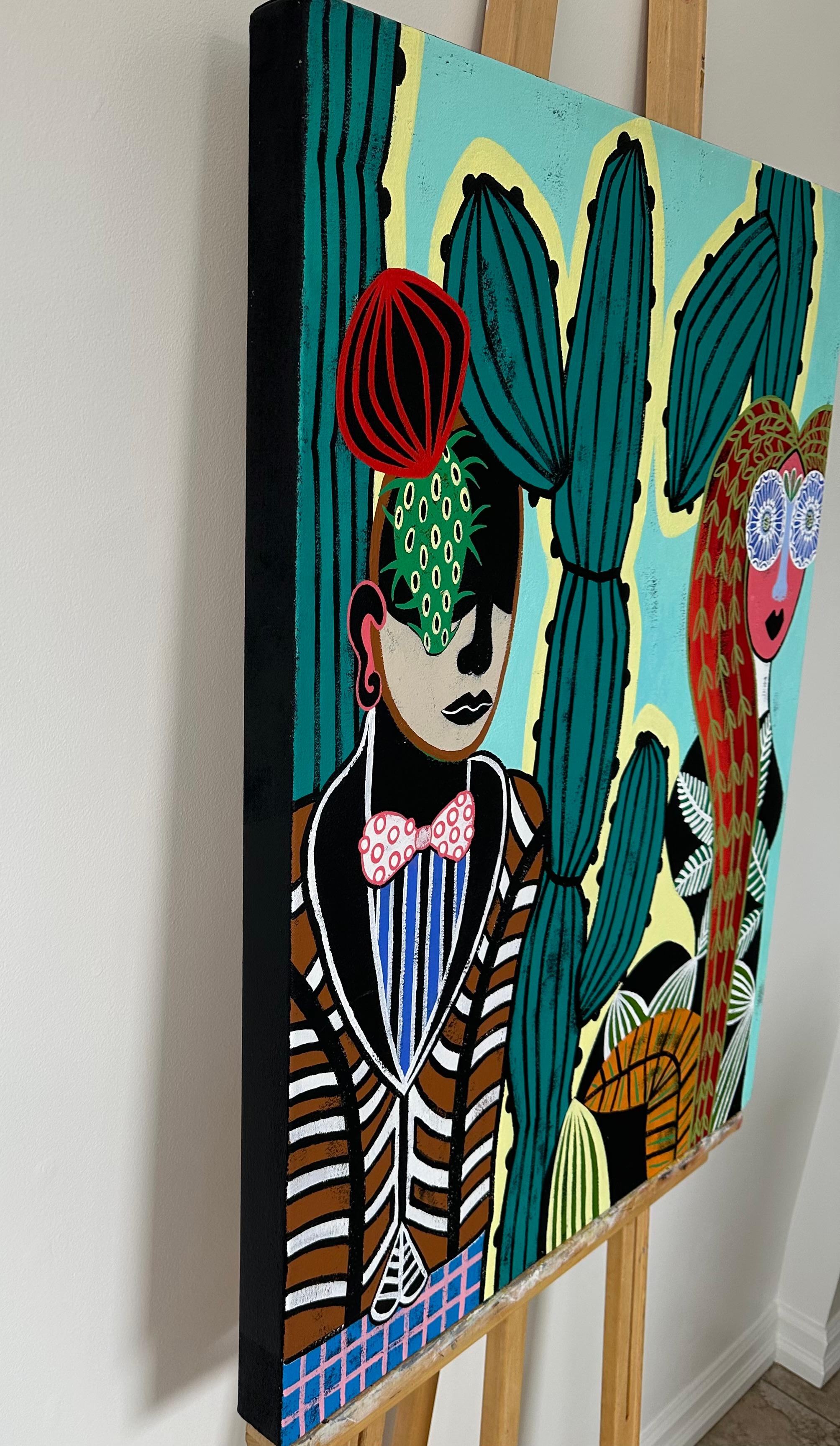 Passeggiata nella Jungling #1, Pittura originale - Painting di Diana Rosa