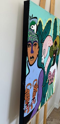 Walking in the Jungle #2, Original Painting