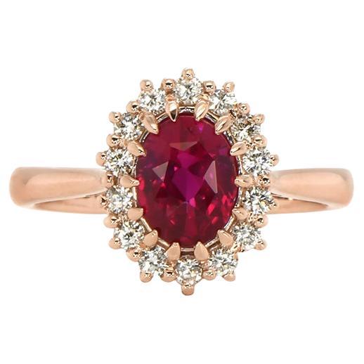 Diana Ruby Ring – 1.54ct Untreated Ruby (Swiss-Certified)