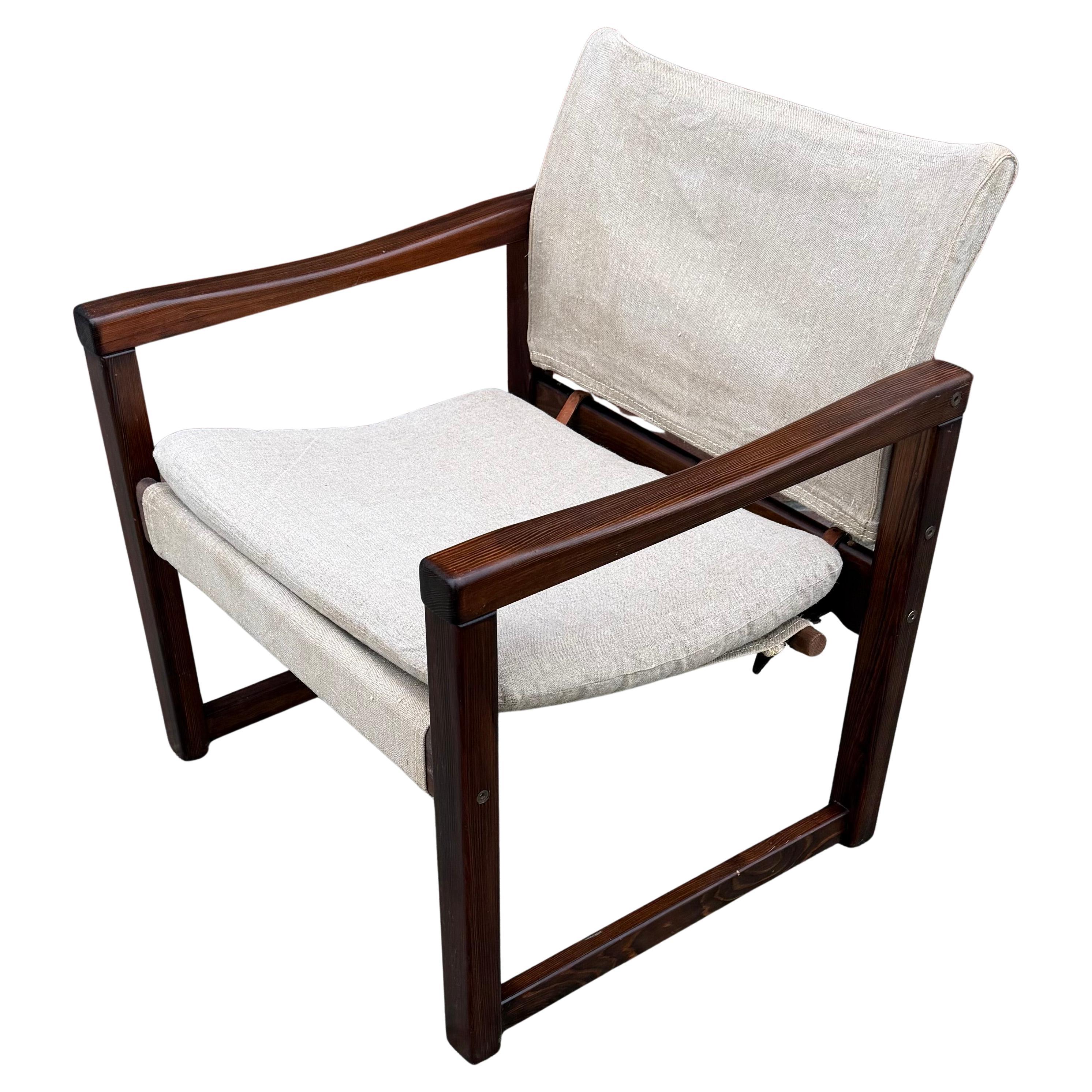 Diana Safari Lounge Chair by Karin Mobring, Sweden, Scandinavian Modern, 1970s