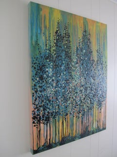 At Dusk, Mixed Media on Canvas