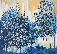Cold morning, Mixed Media on Canvas