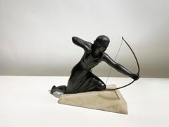 "Diana The Huntress" Art Deco Sculpture, Circa 1930's