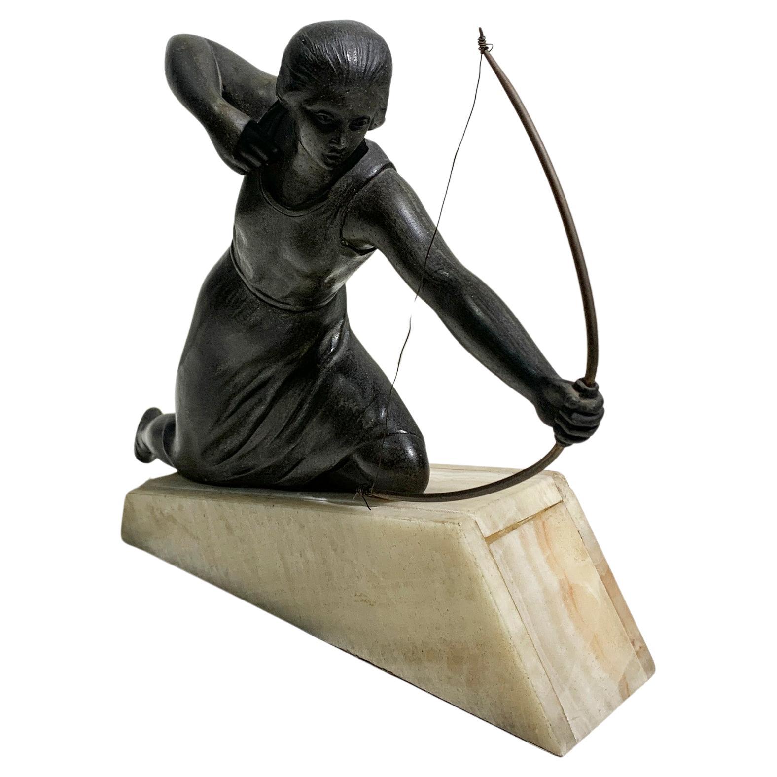 "Diana The Huntress" Art Deco Sculpture, Circa 1930
s
